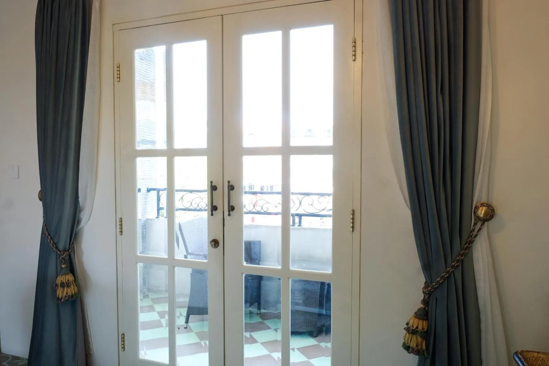 Balcony/Terrace in Su's Cottages Legian