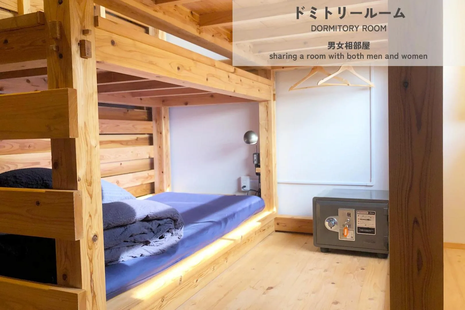 Photo of the whole room, Bed in HIKE