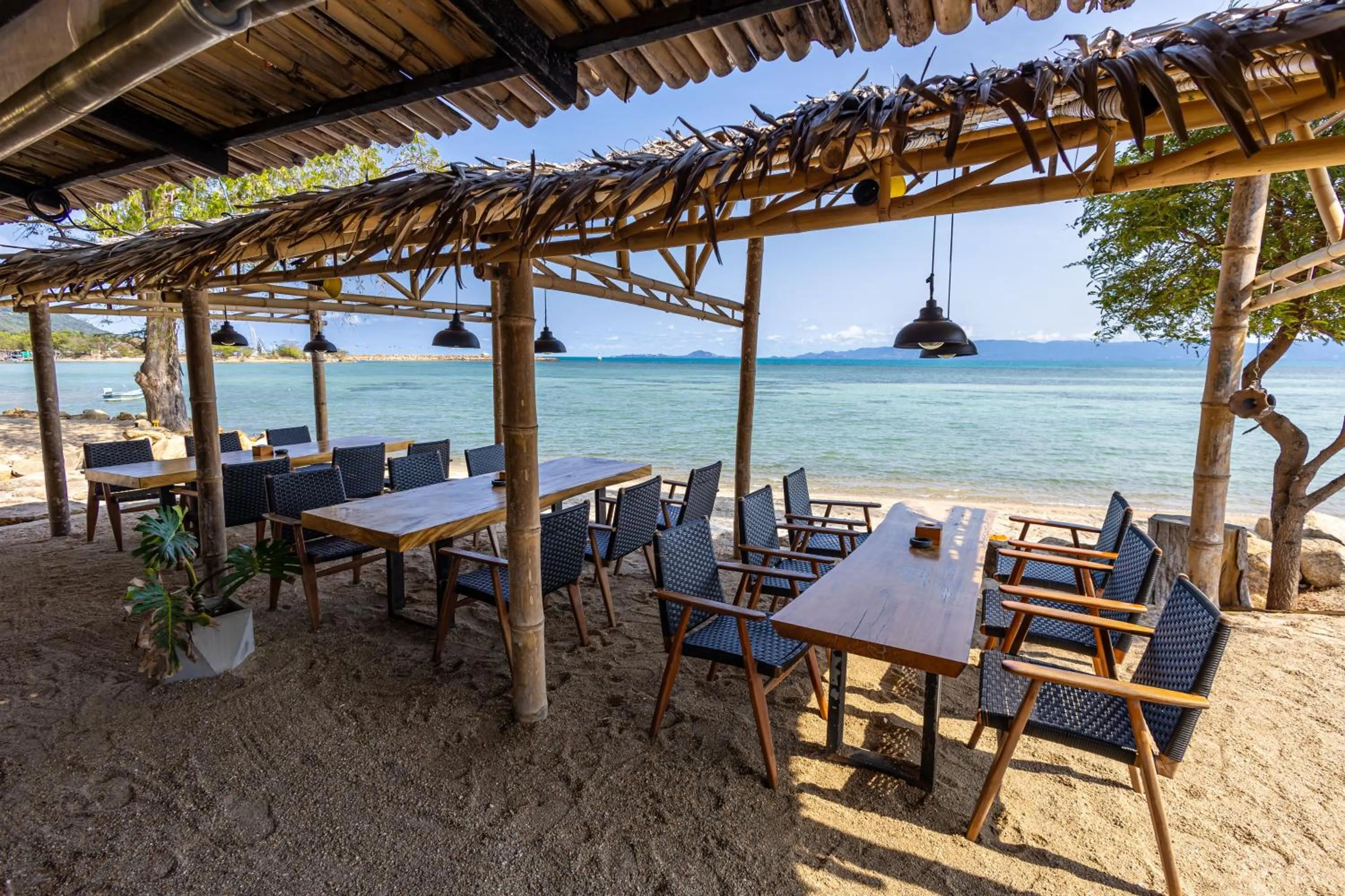 Dining area in Absolute Beachfront Villas