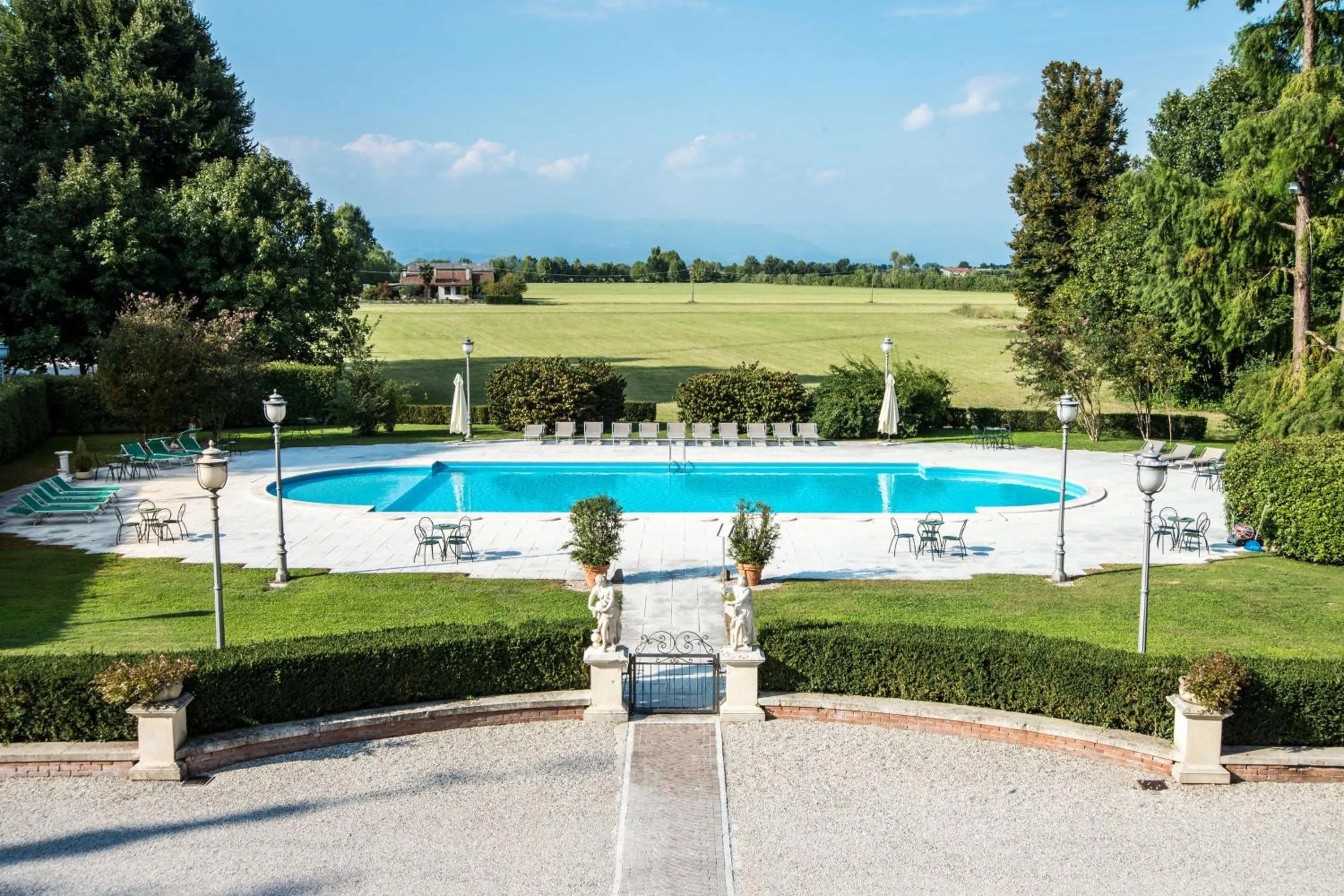 Pool view in Best Western Plus Hotel Villa Tacchi