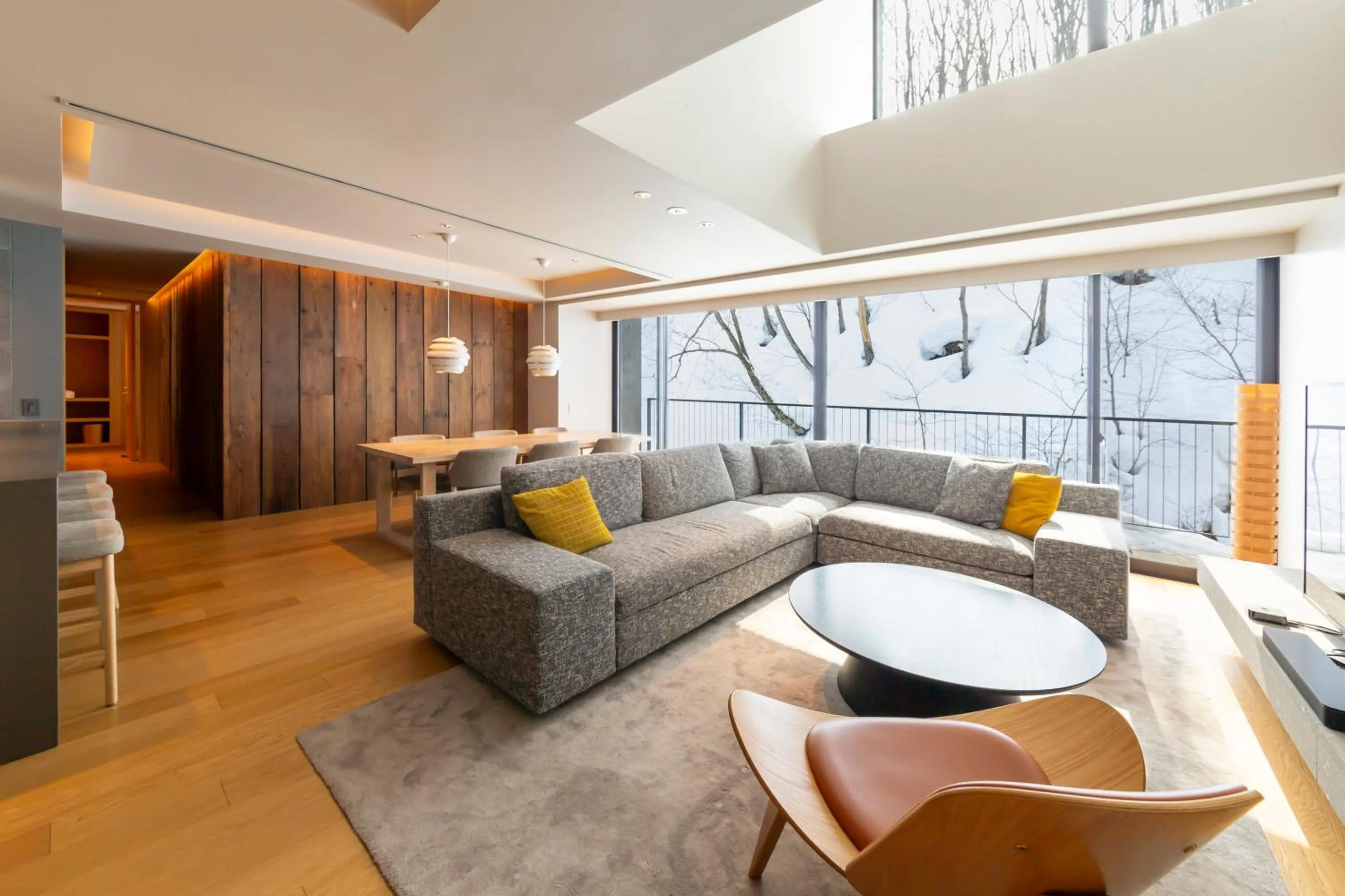 Living room in YAMAKEI Residences