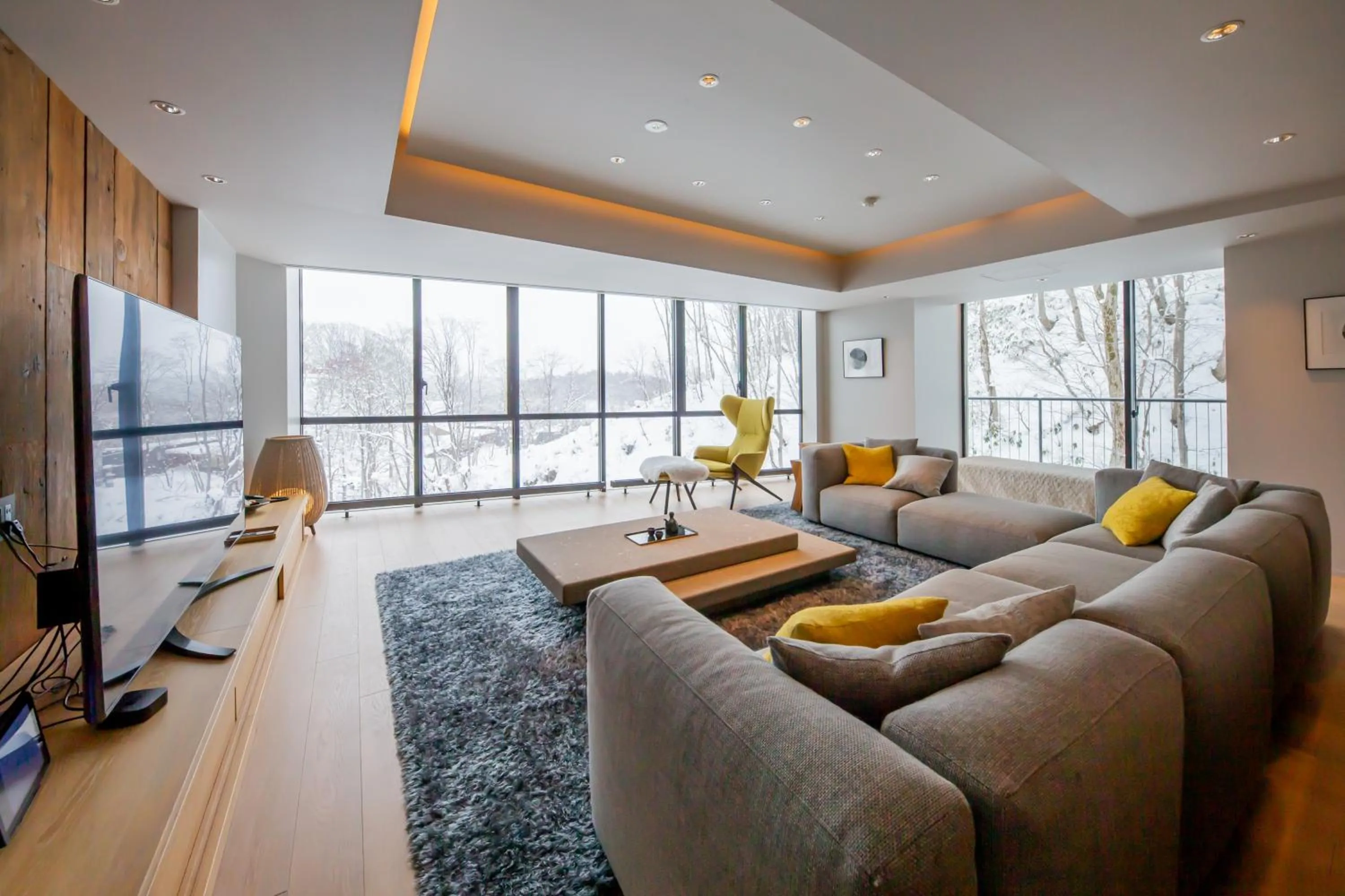 Living room in YAMAKEI Residences