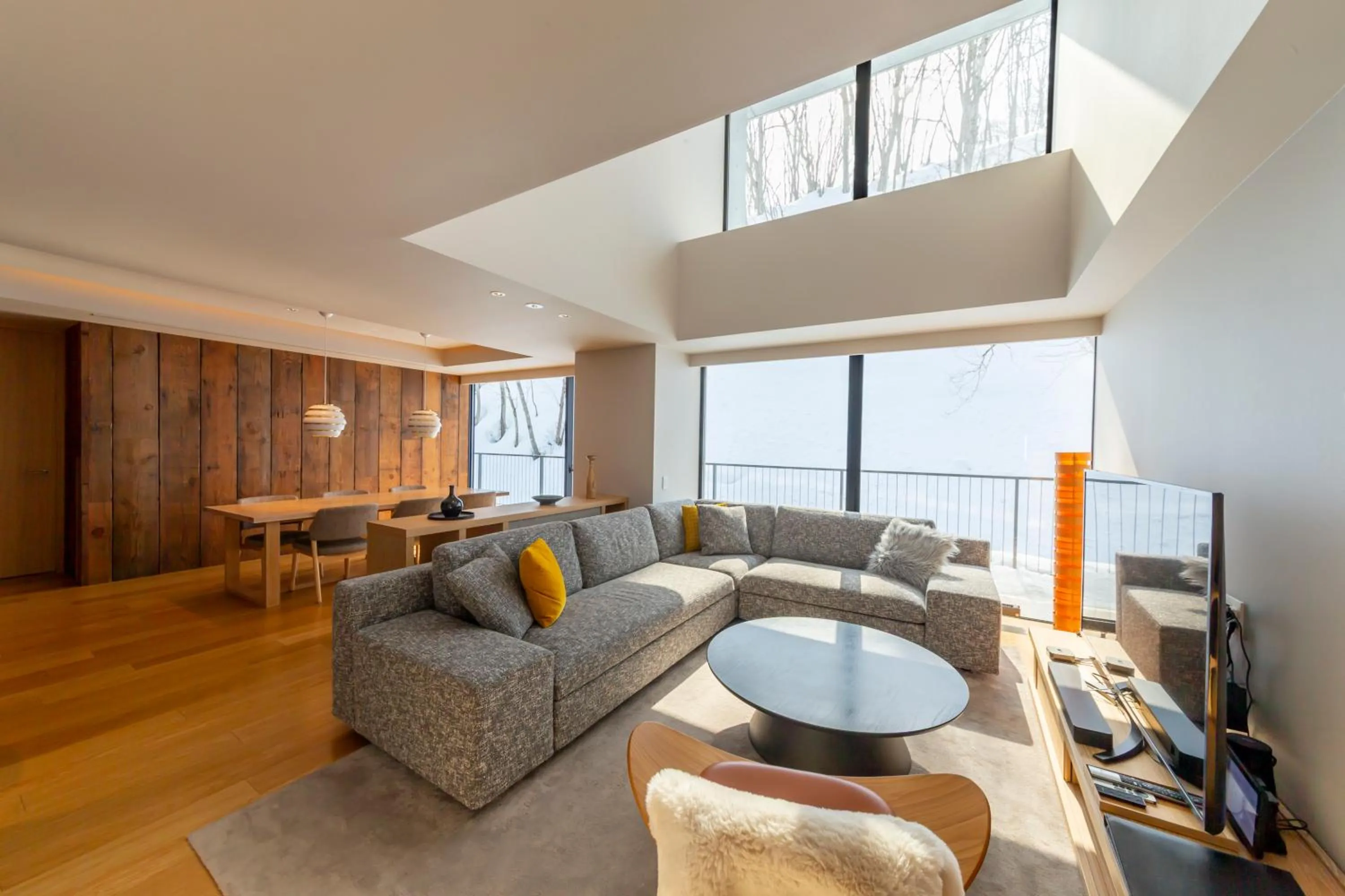 Living room in YAMAKEI Residences