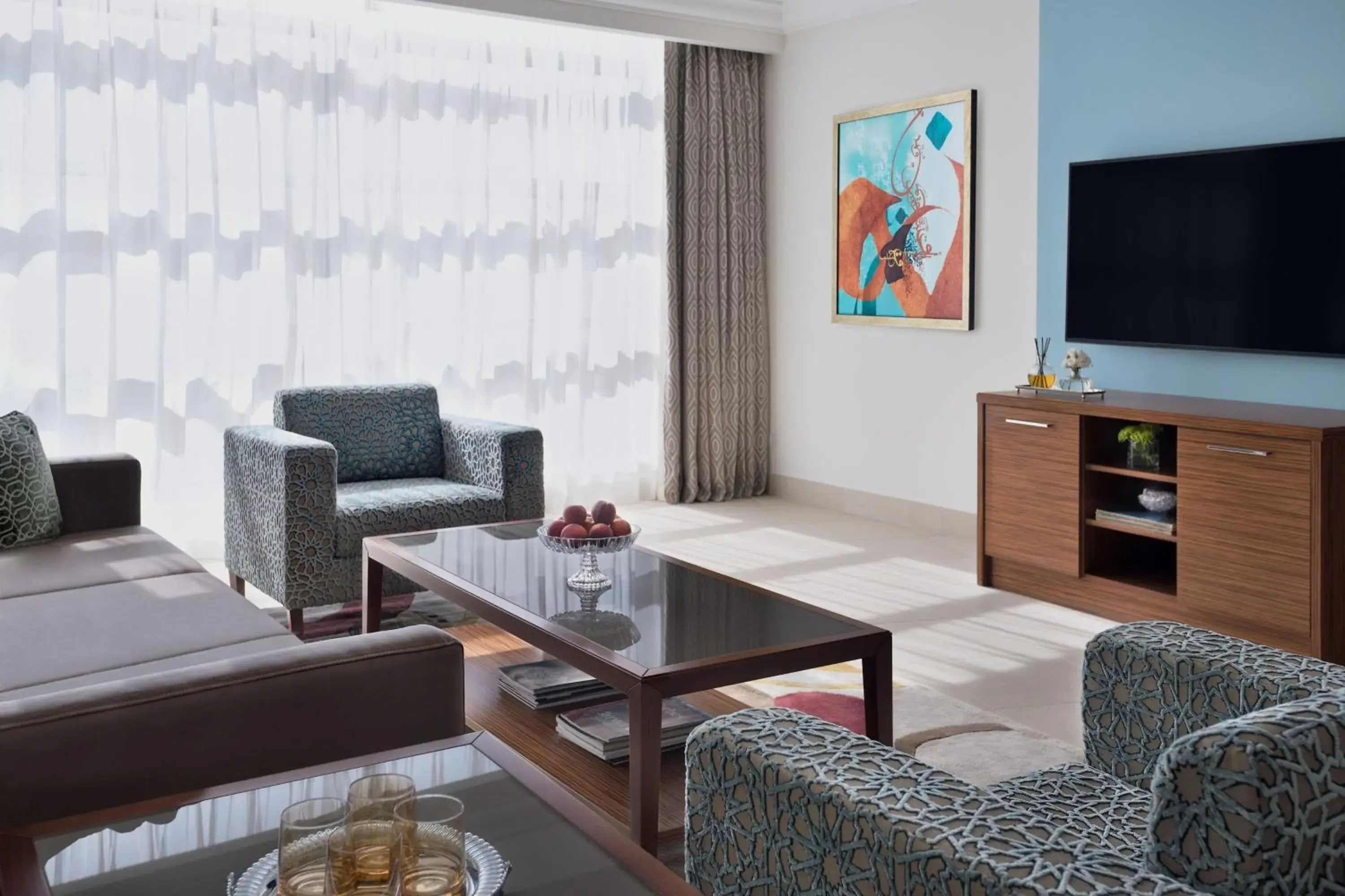 Two-Bedroom Apartment with City View in Marriott Executive Apartments Al Khobar Two-Bedroom Apartment with City View in Marriott Executive Apartments Al Khobar