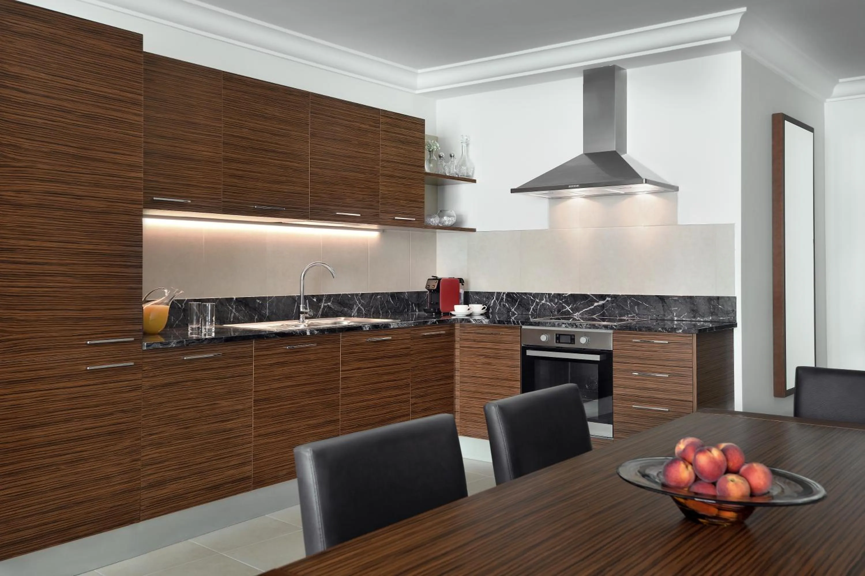 Kitchen or kitchenette in Marriott Executive Apartments Al Khobar