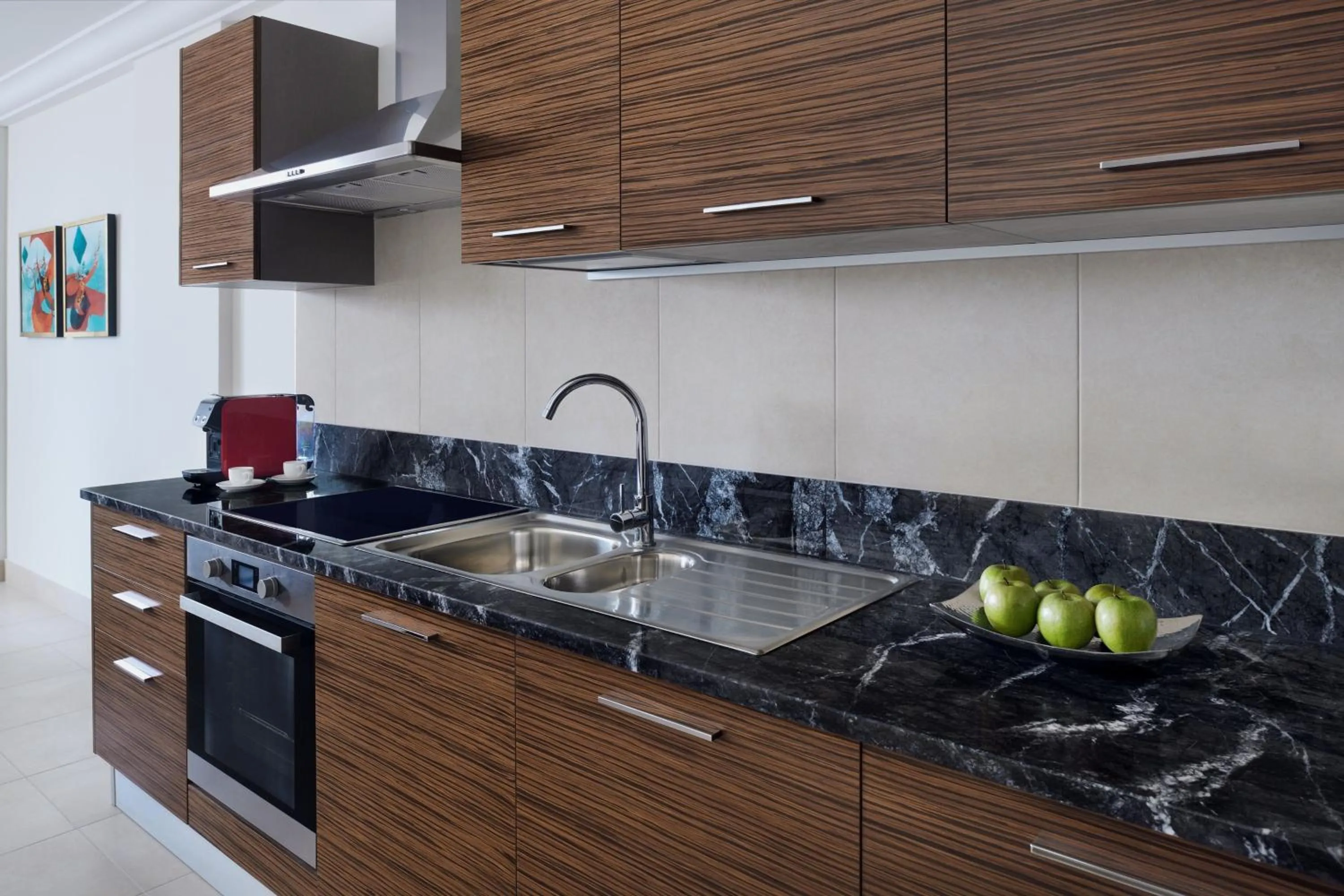 Kitchen or kitchenette in Marriott Executive Apartments Al Khobar