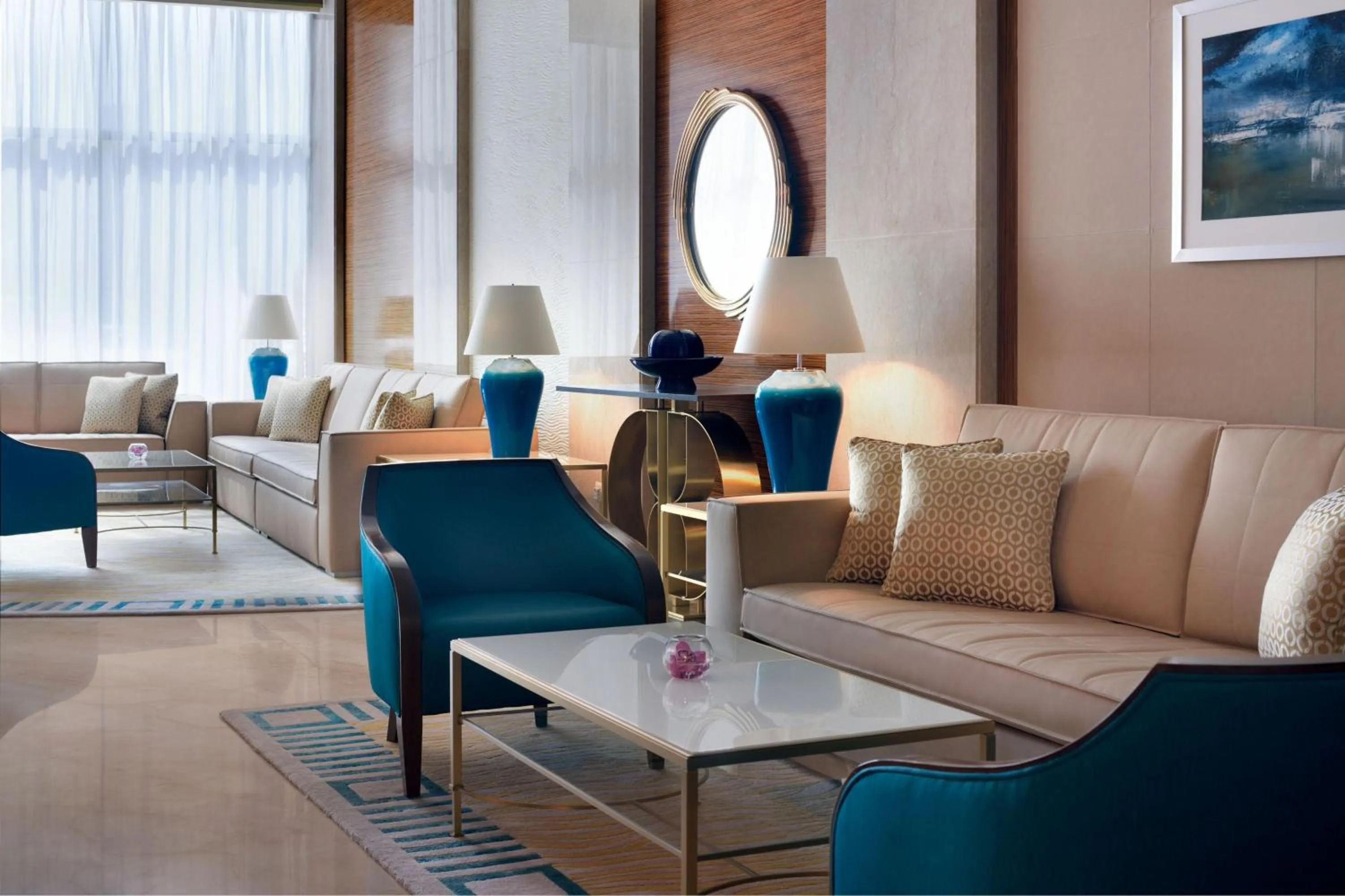 Lobby or reception in Marriott Executive Apartments Al Khobar
