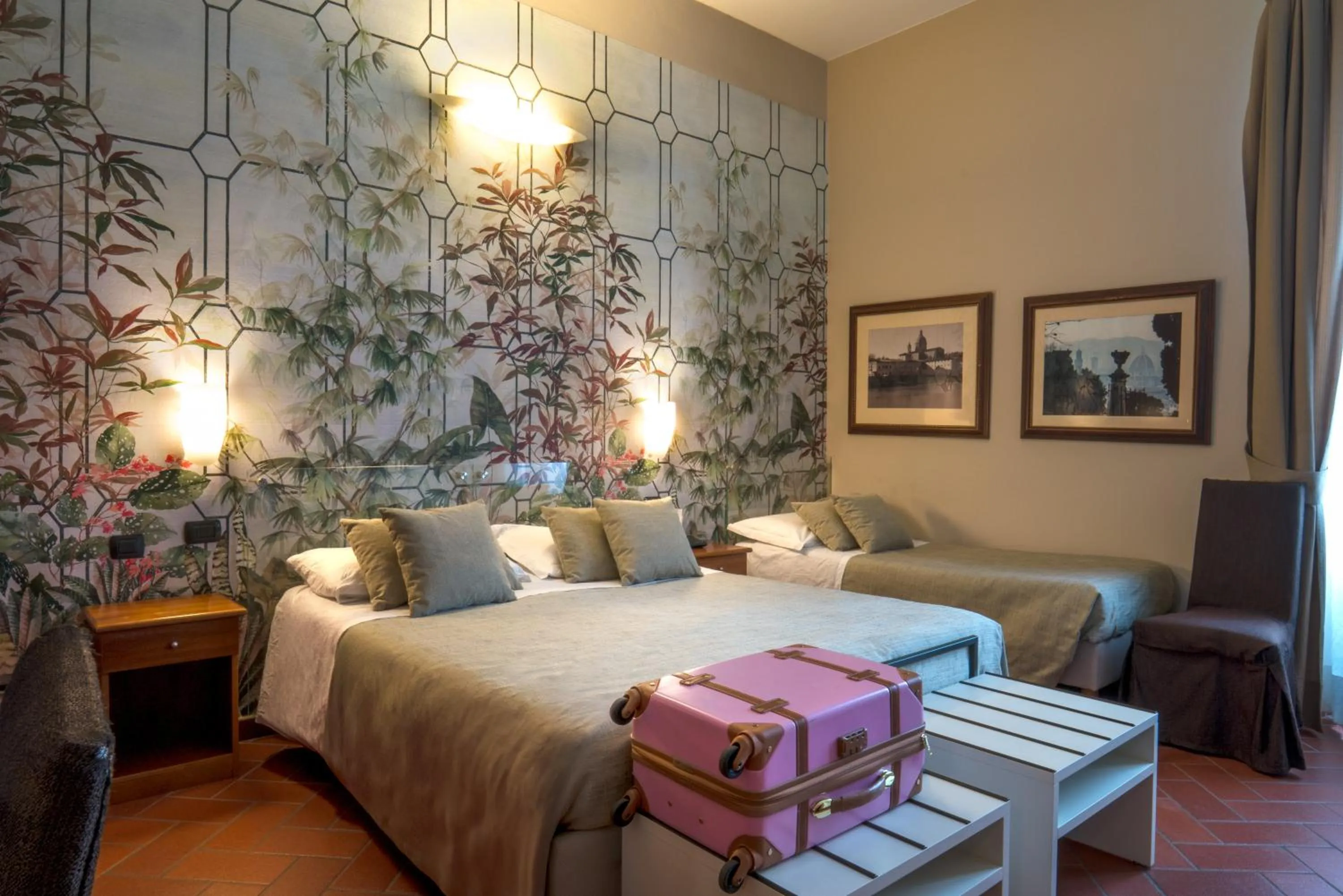 Bedroom, Bed in Hotel Caravaggio