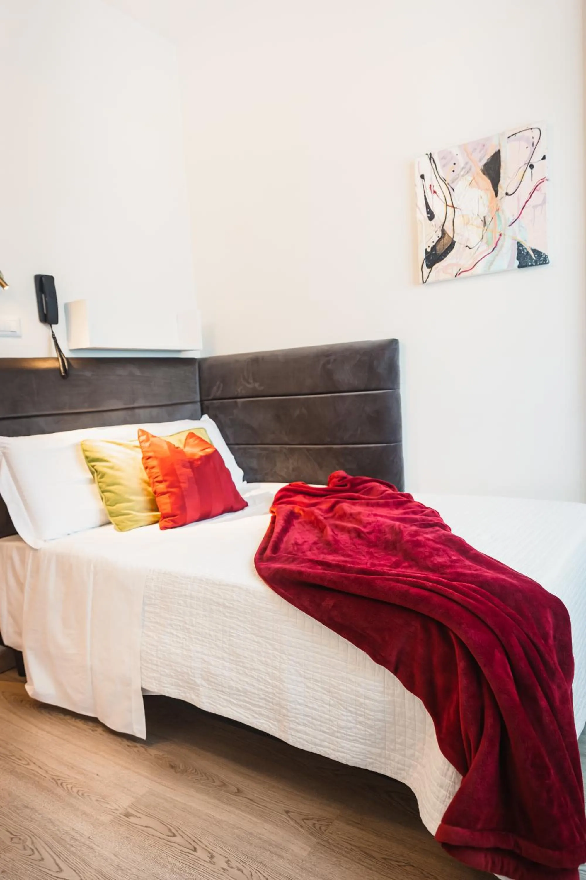 Bed in Art Hotel Milano