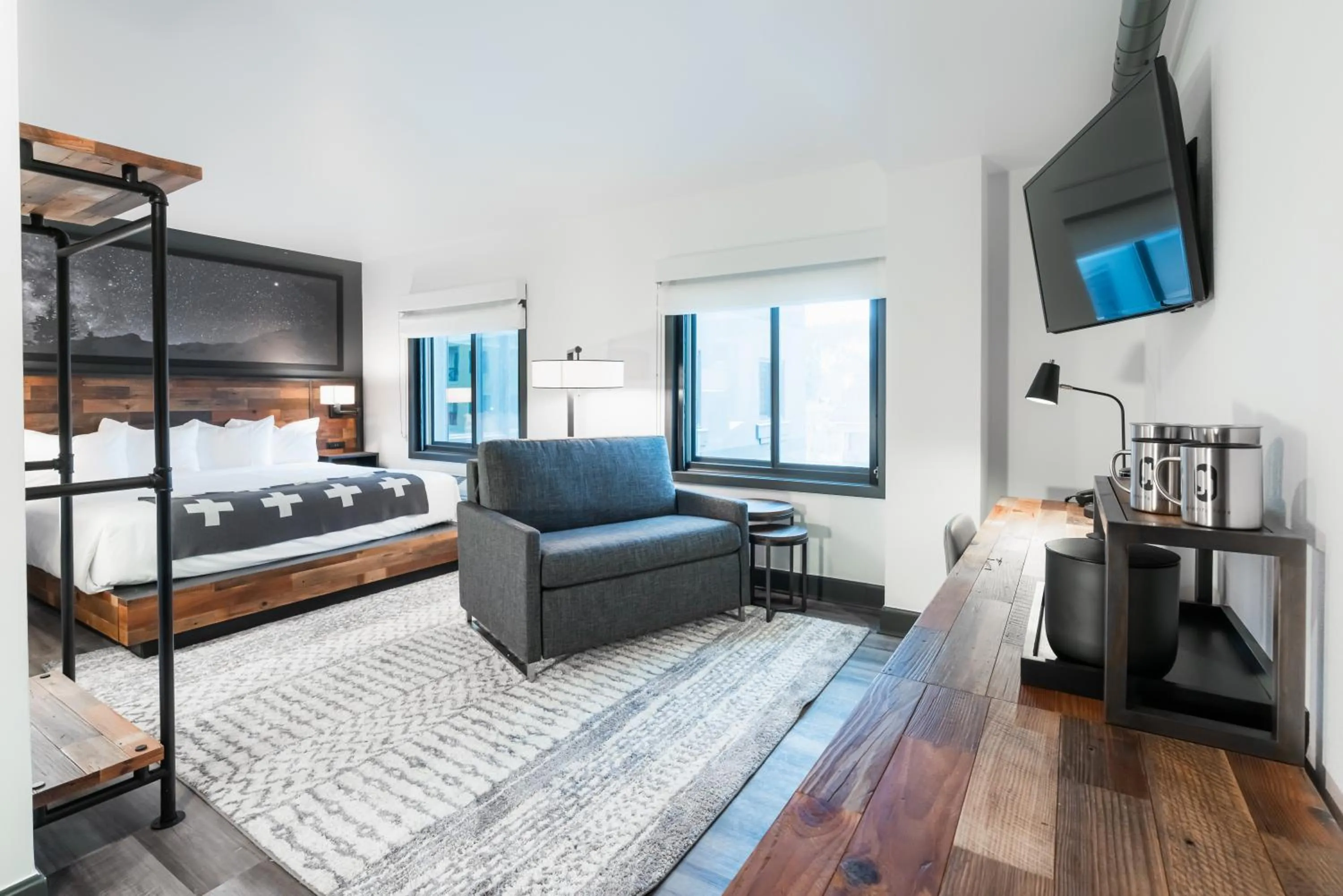 Bedroom, Bed in Gravity Haus Breckenridge