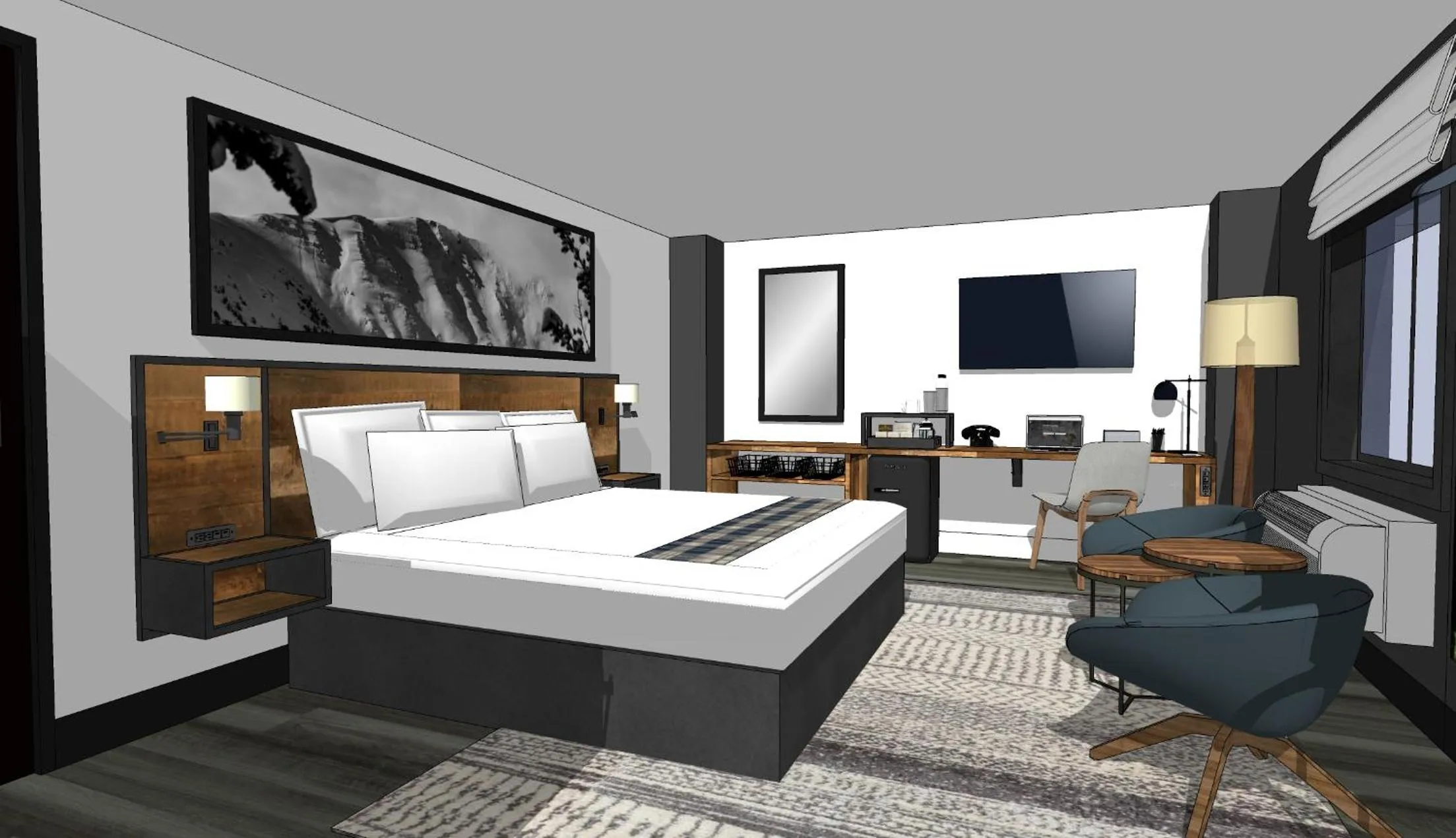 Communal lounge/ TV room, Bed in Gravity Haus Breckenridge