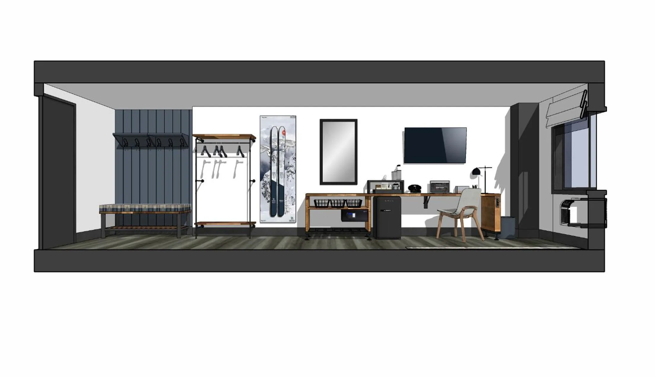 Photo of the whole room in Gravity Haus Breckenridge