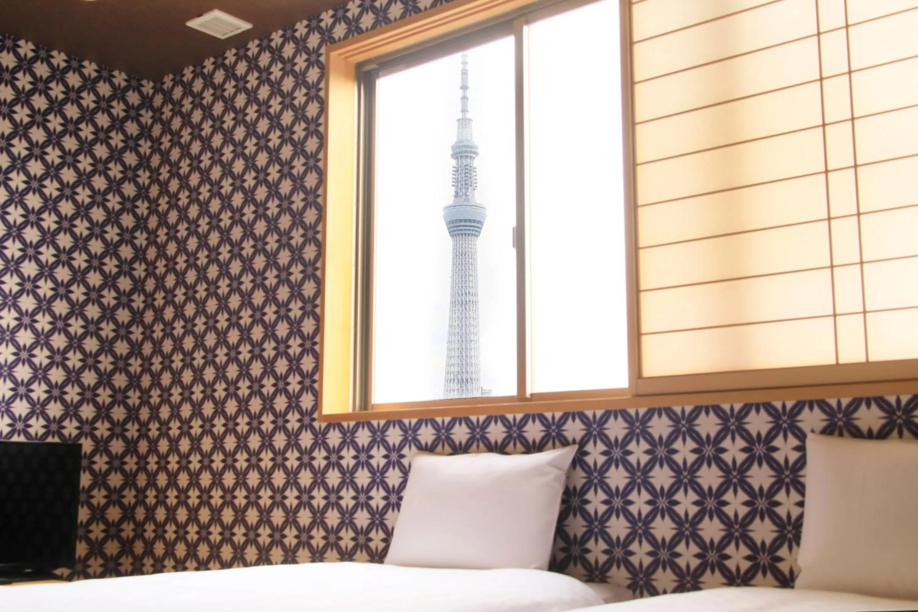 Photo of the whole room, Bed in Tamayura Hotel Asakusa