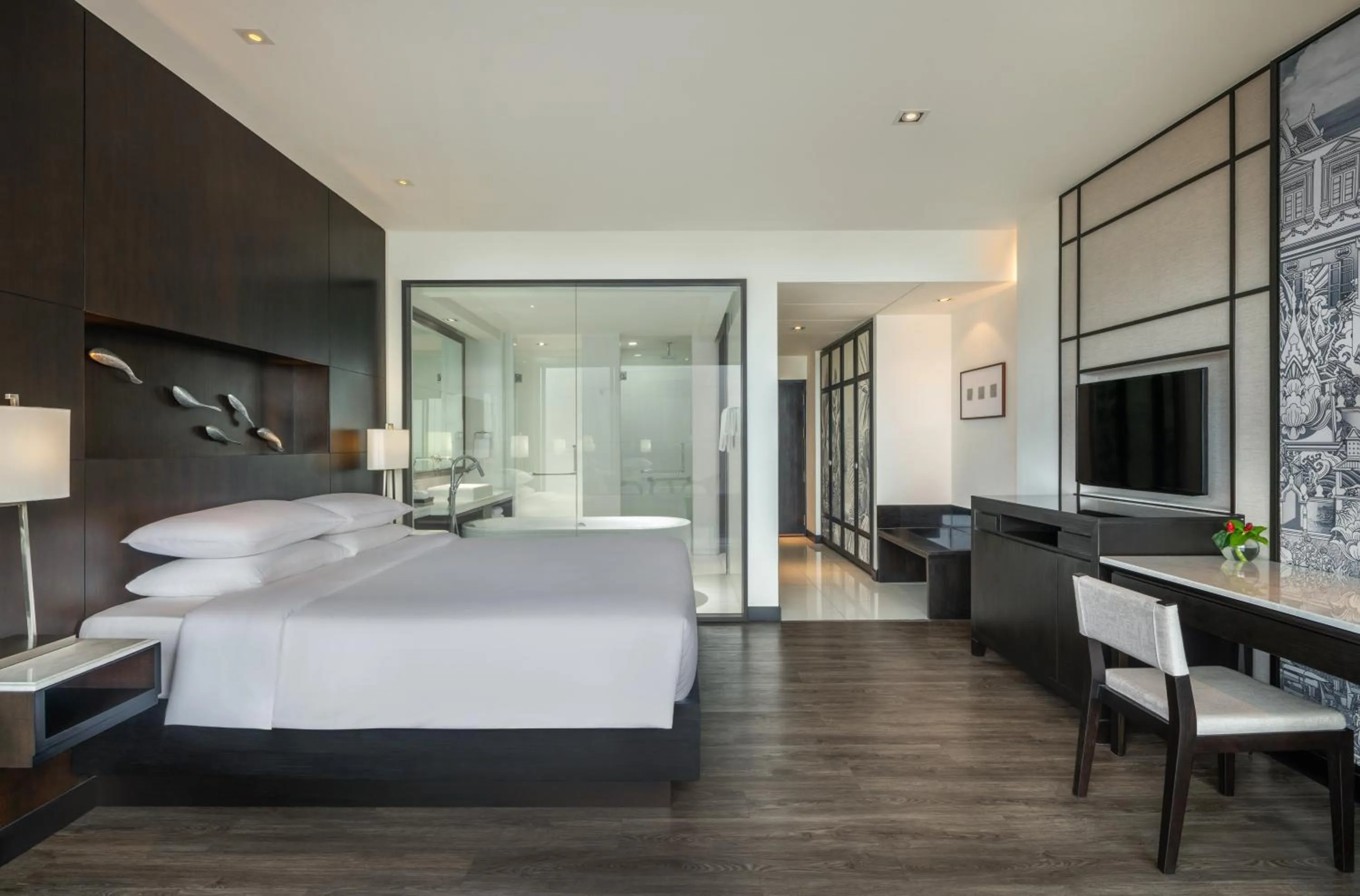 Bed in Hyatt Regency Phuket Resort