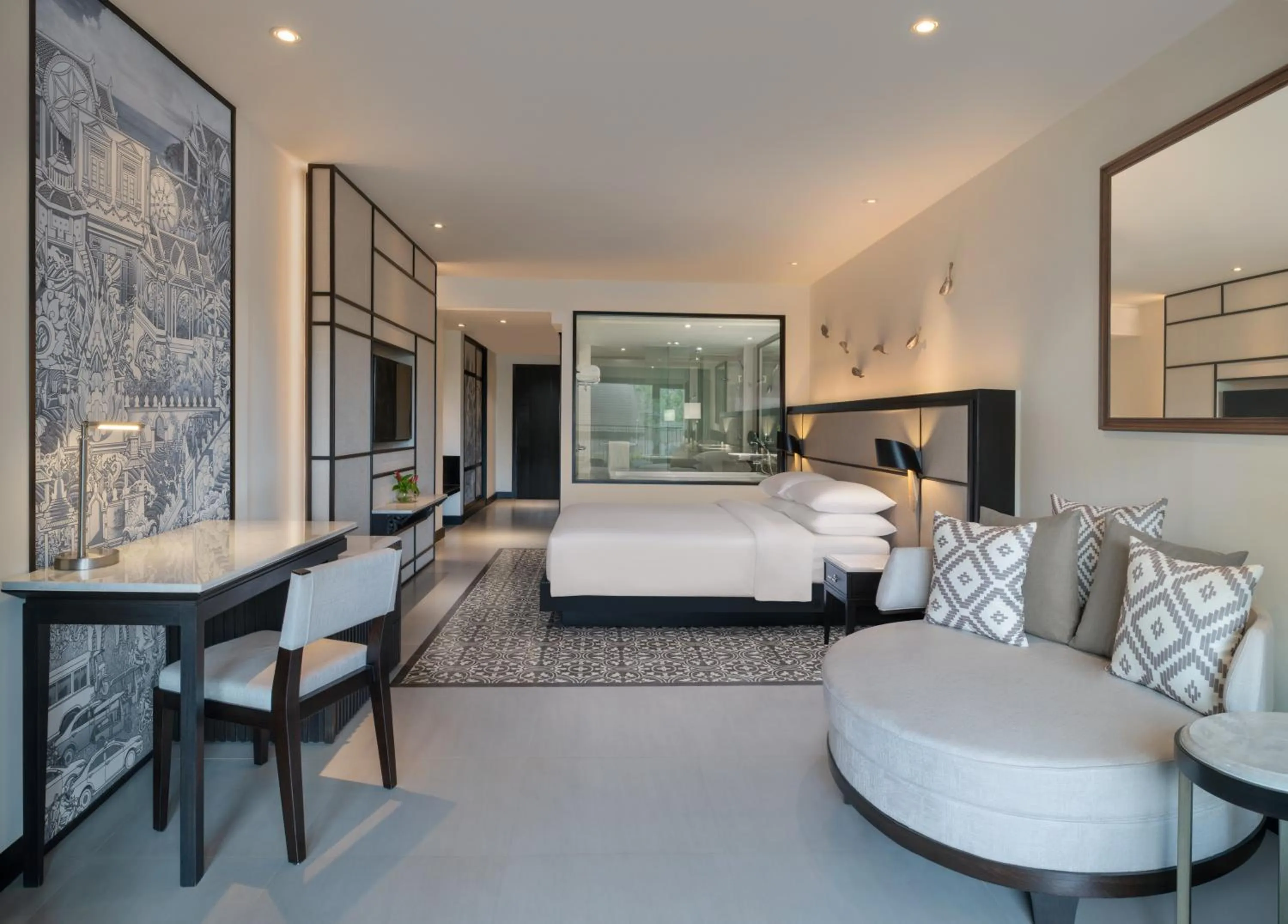 Bed in Hyatt Regency Phuket Resort