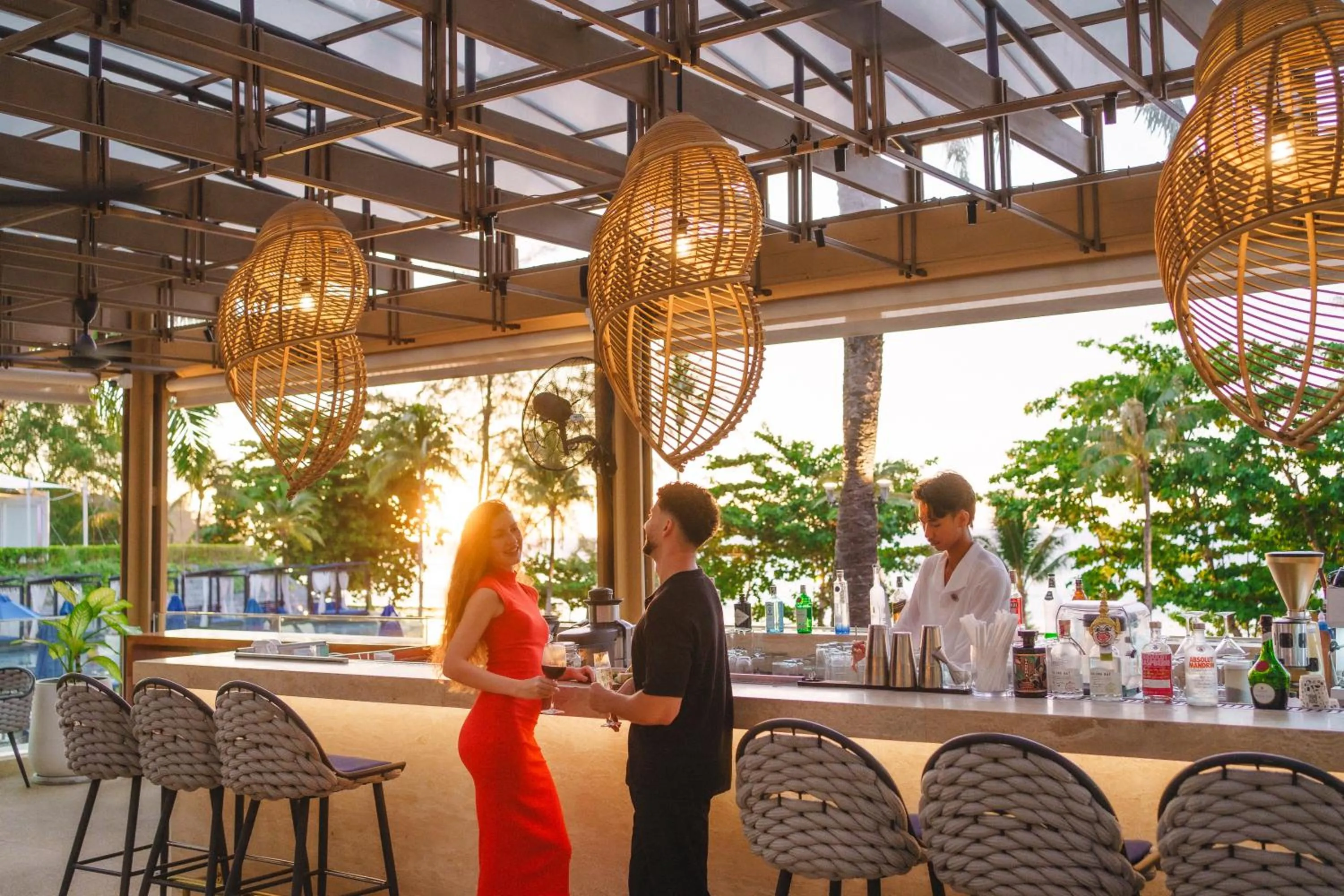 Sunset in Hyatt Regency Phuket Resort