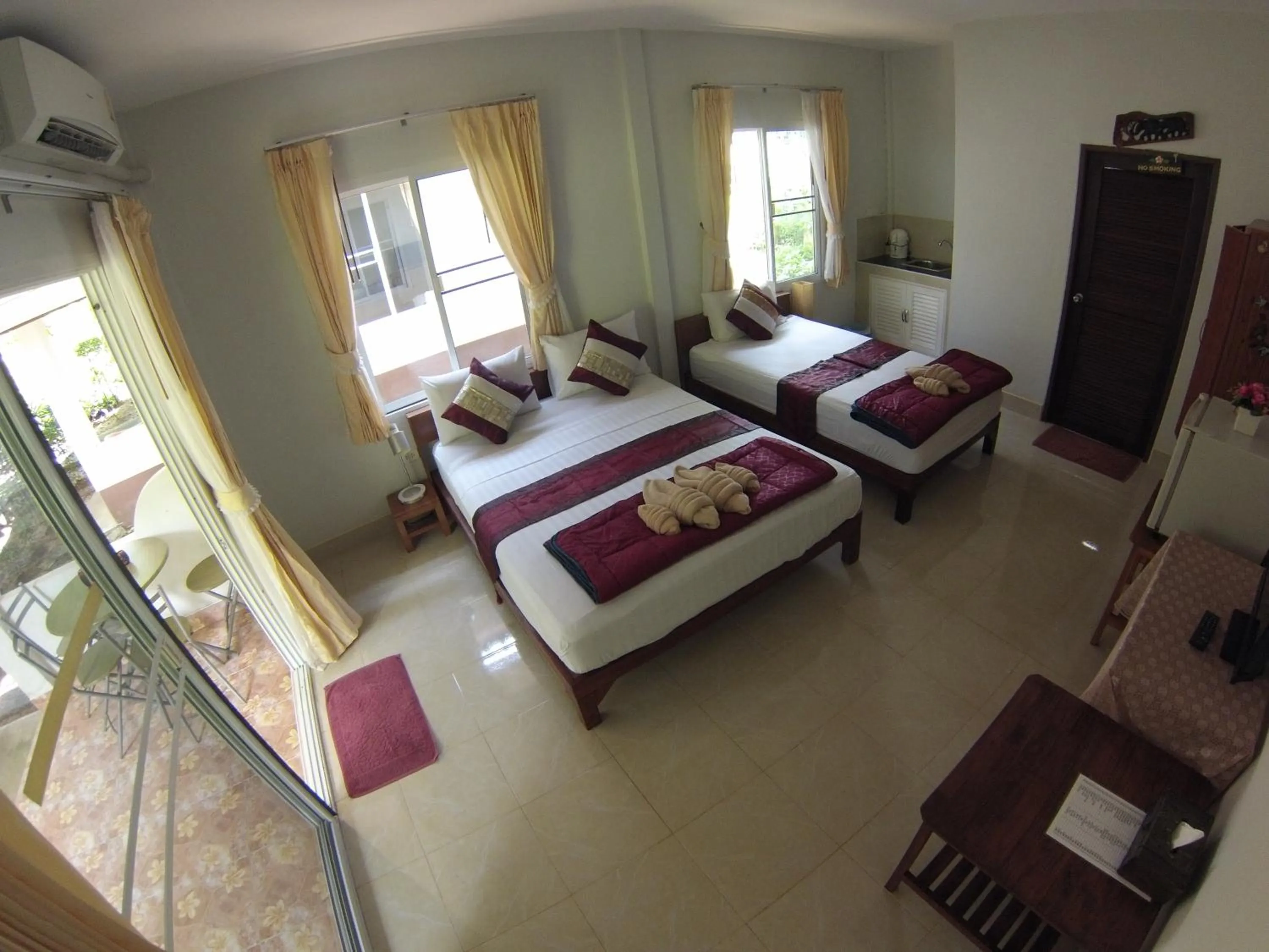 Bed in Real Relax Resort