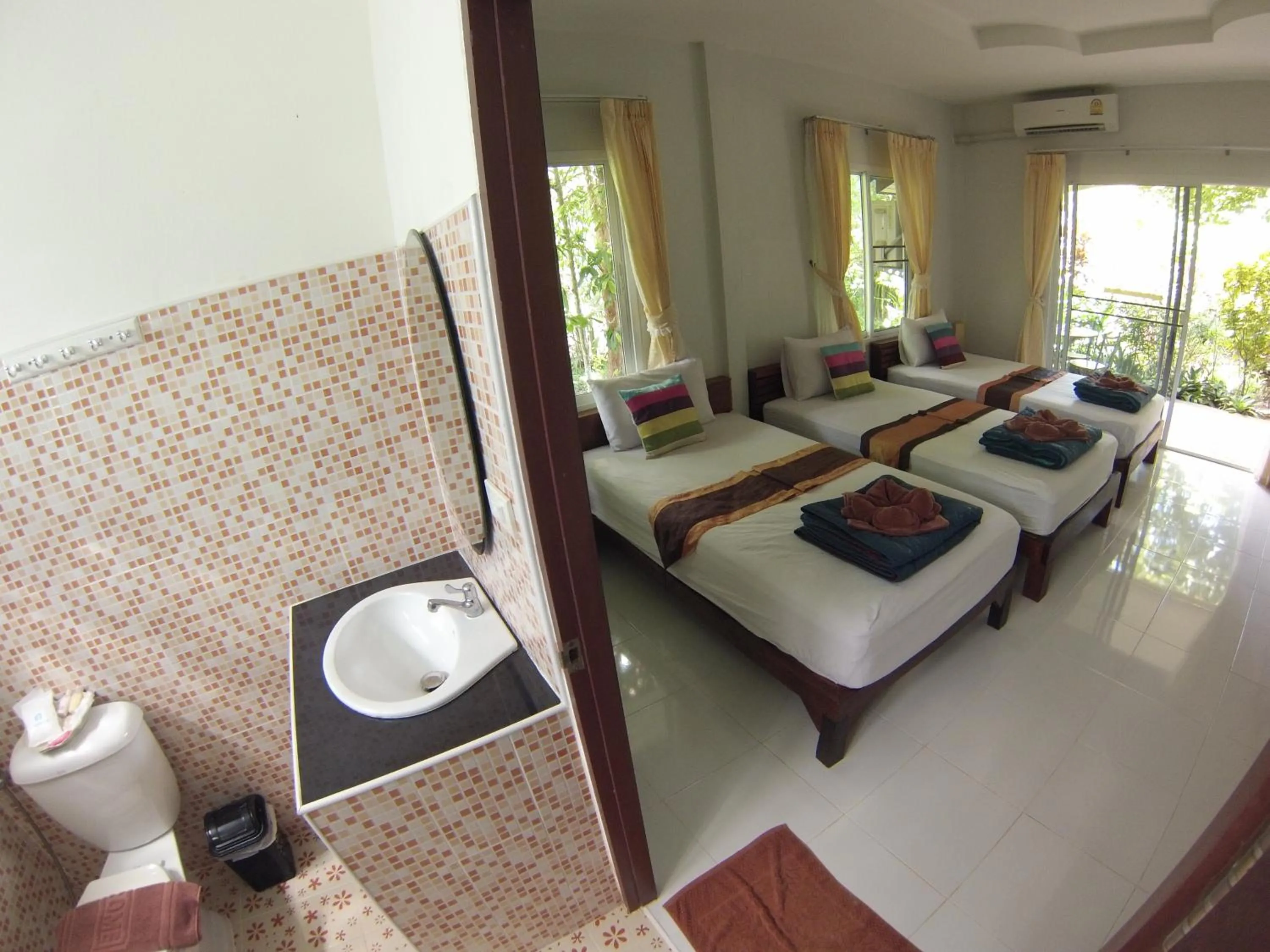 Bed in Real Relax Resort