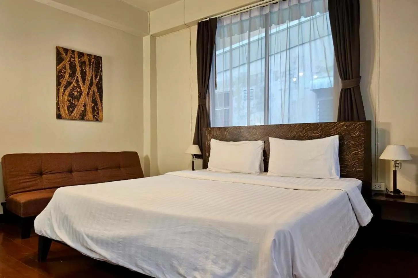 Bedroom, Bed in Baan Glang Soi Restaurant & Guesthouse