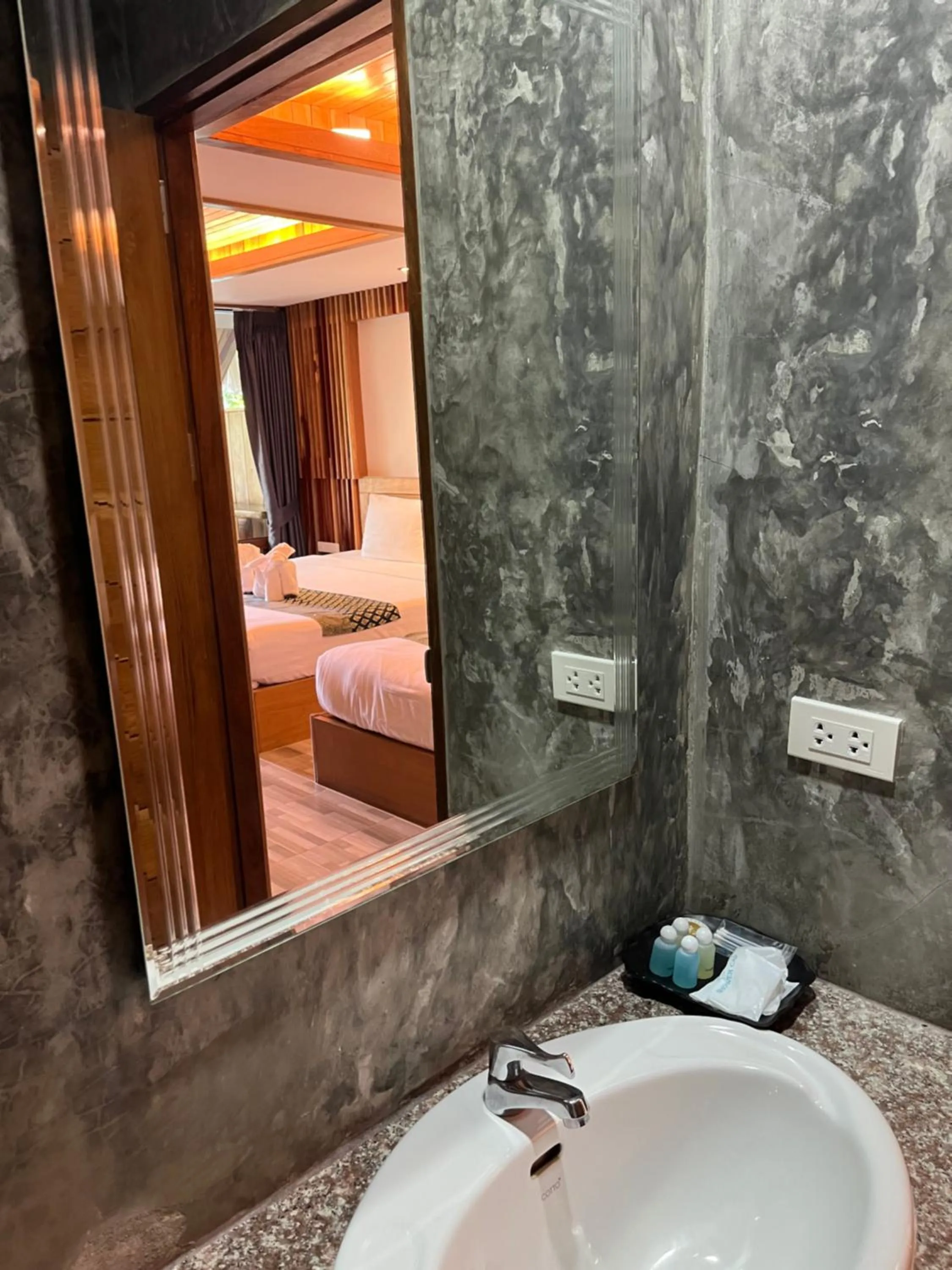 Bed in Krabi Klong Muang Bay Resort