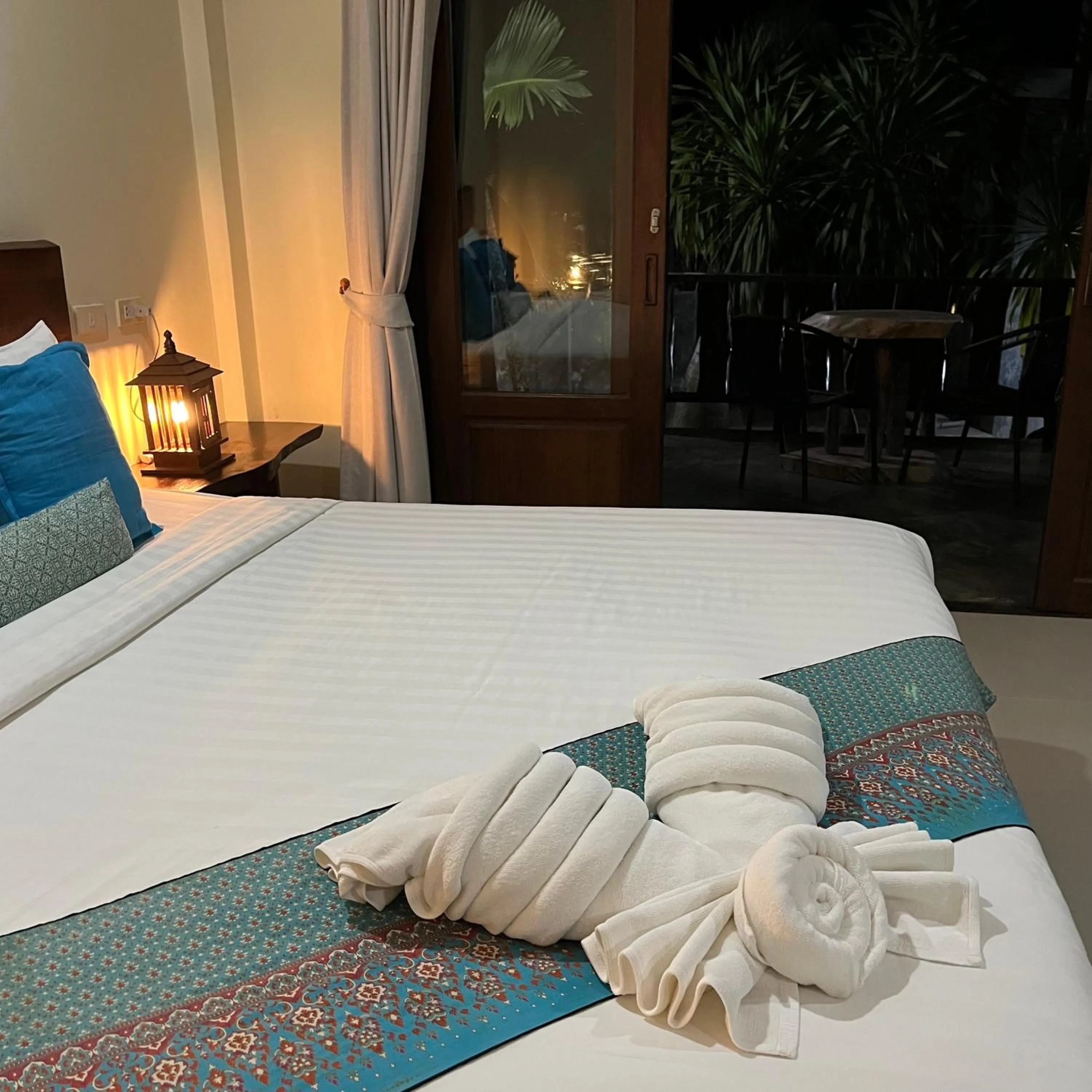 Bed in Krabi Klong Muang Bay Resort