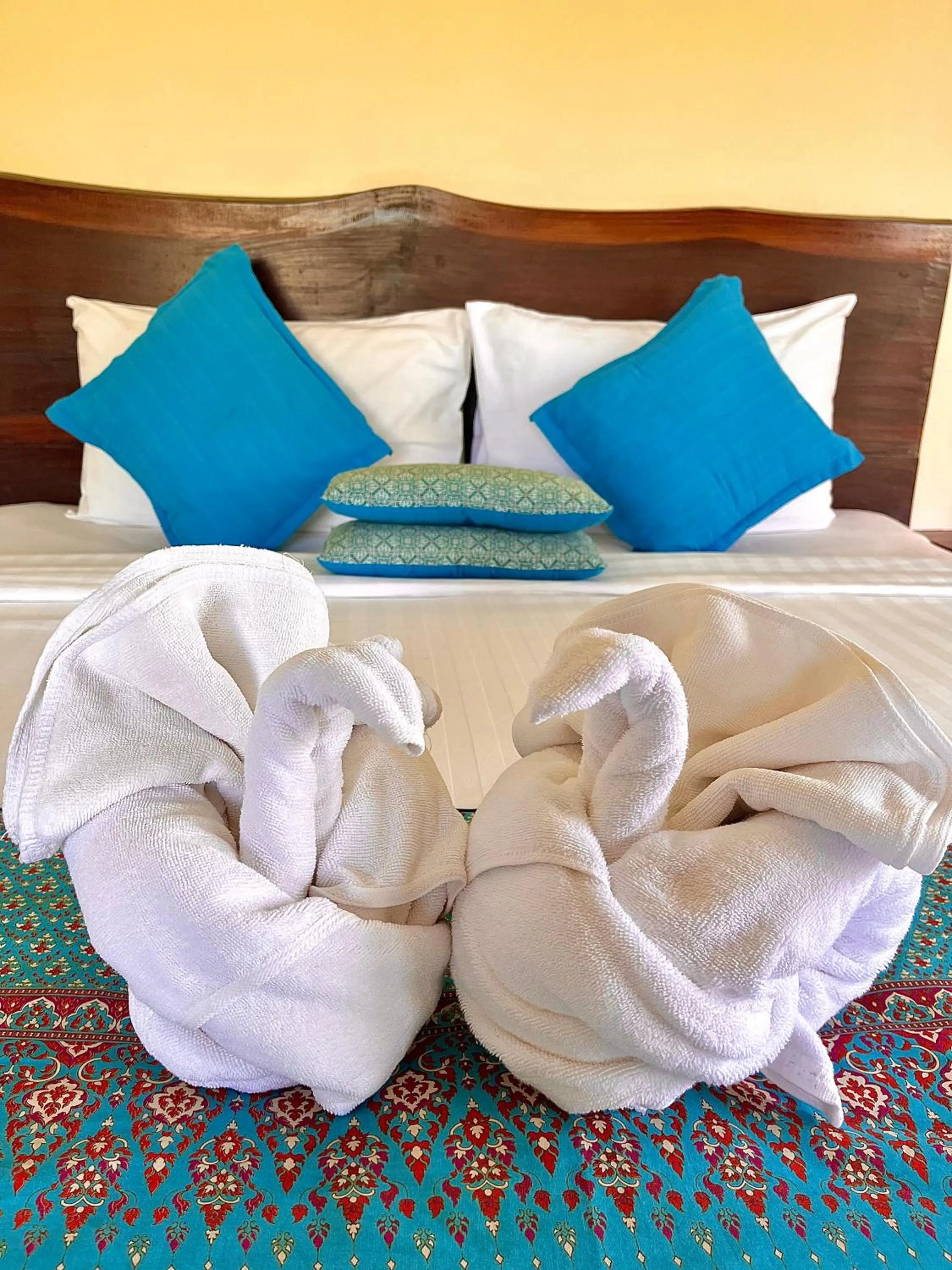 Bed in Krabi Klong Muang Bay Resort