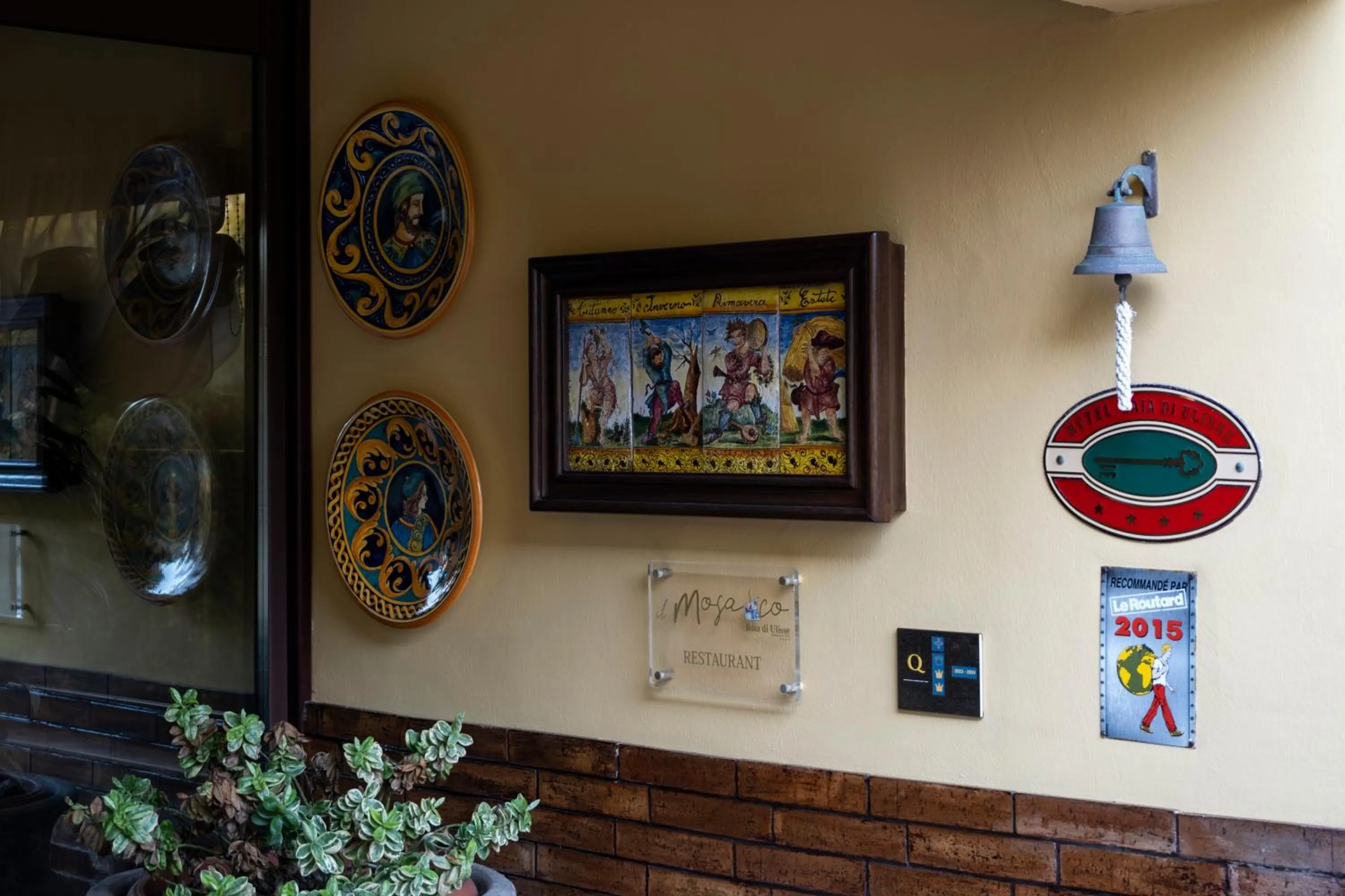 Decorative detail in Baia Di Ulisse Wellness & Spa