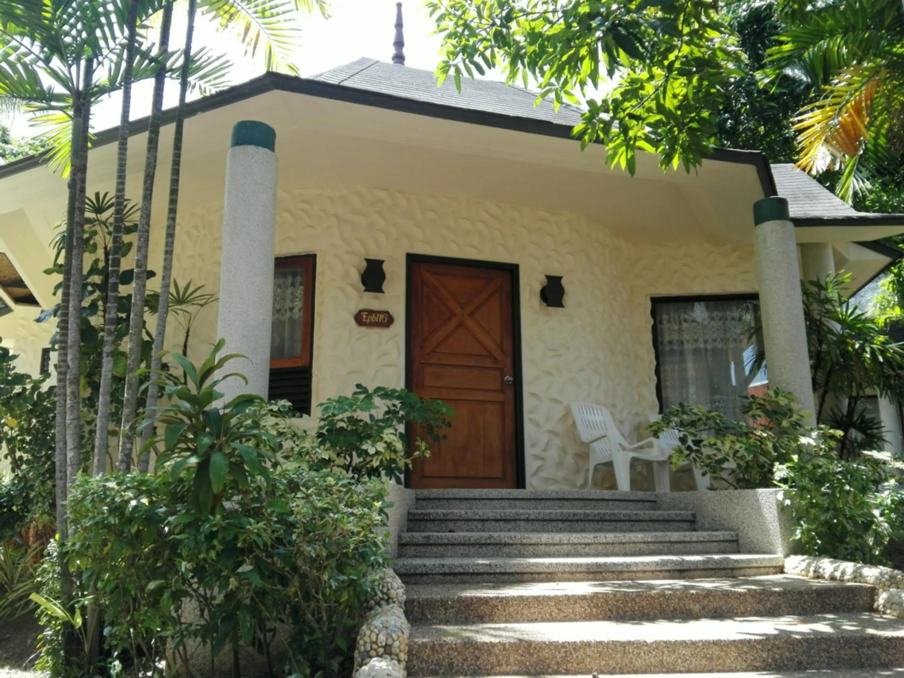 Garden view in Golden Beach Resort