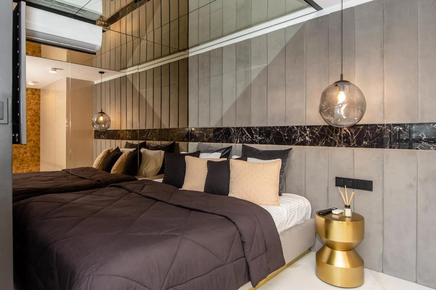 Bed in Super-Apartamenty VIP Jacuzzi II