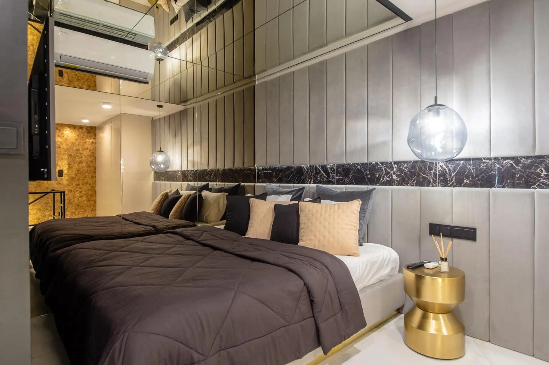 Bed in Super-Apartamenty VIP Jacuzzi II