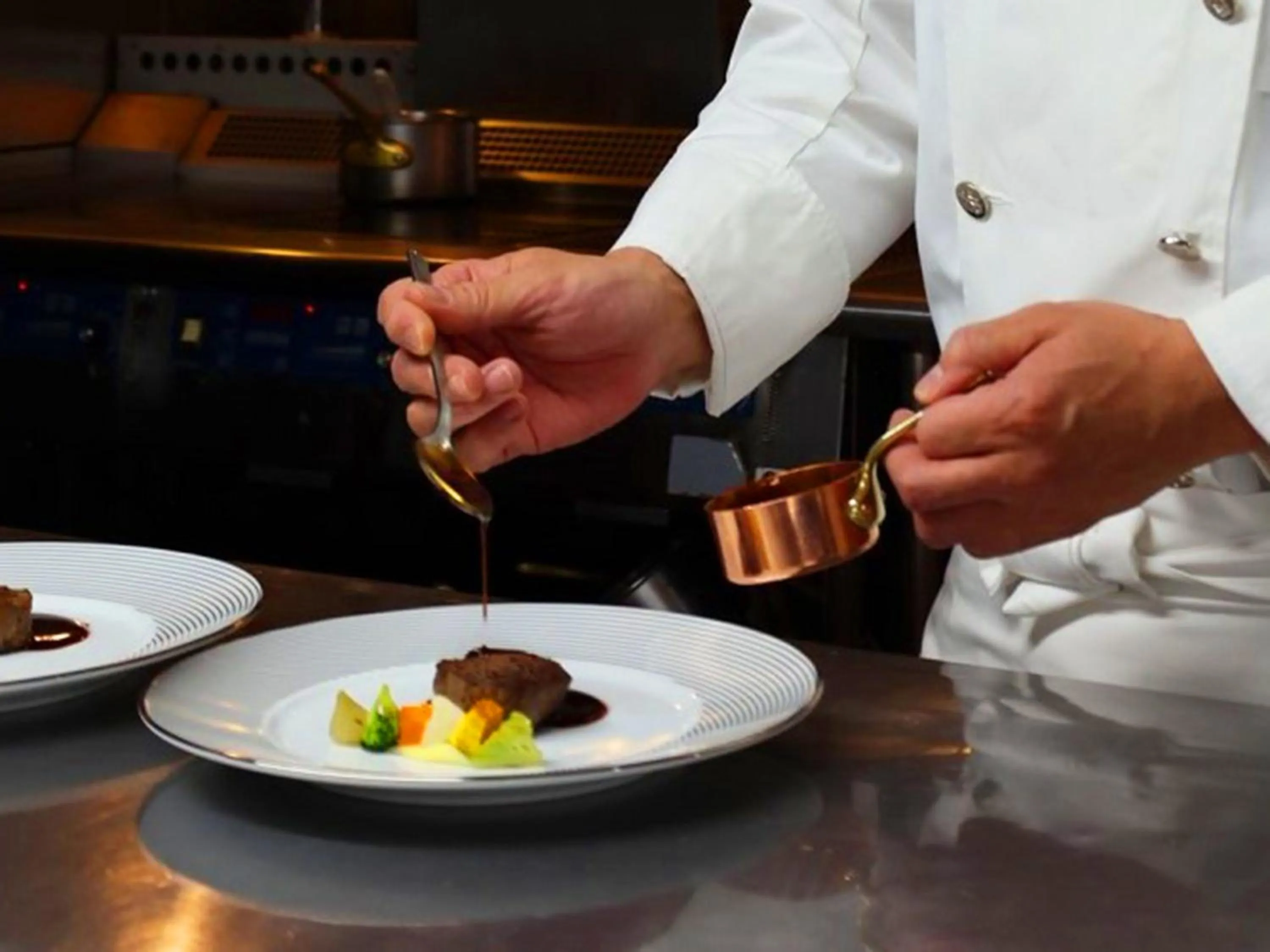 Food in Shin Furano Prince Hotel