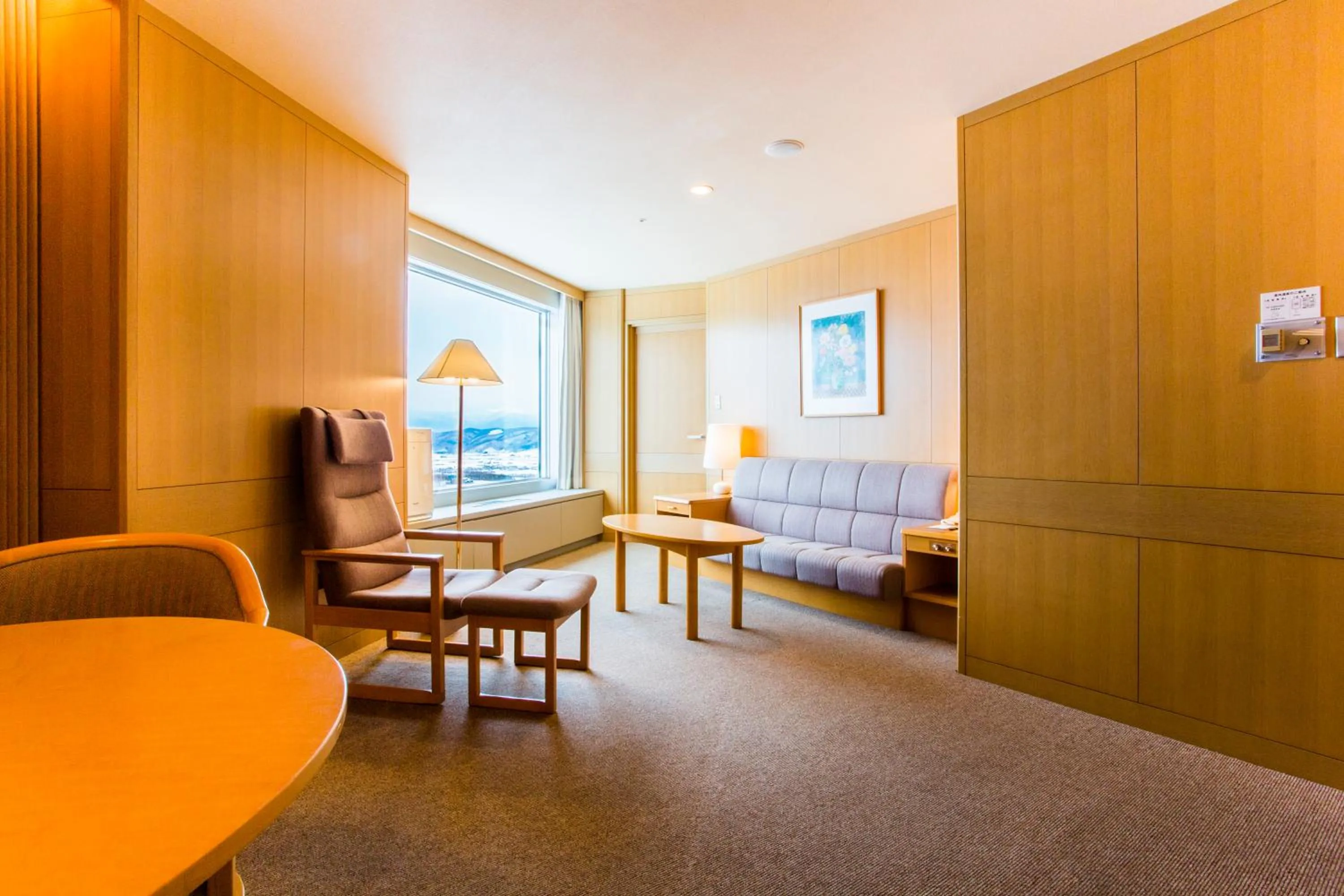 Living room in Shin Furano Prince Hotel