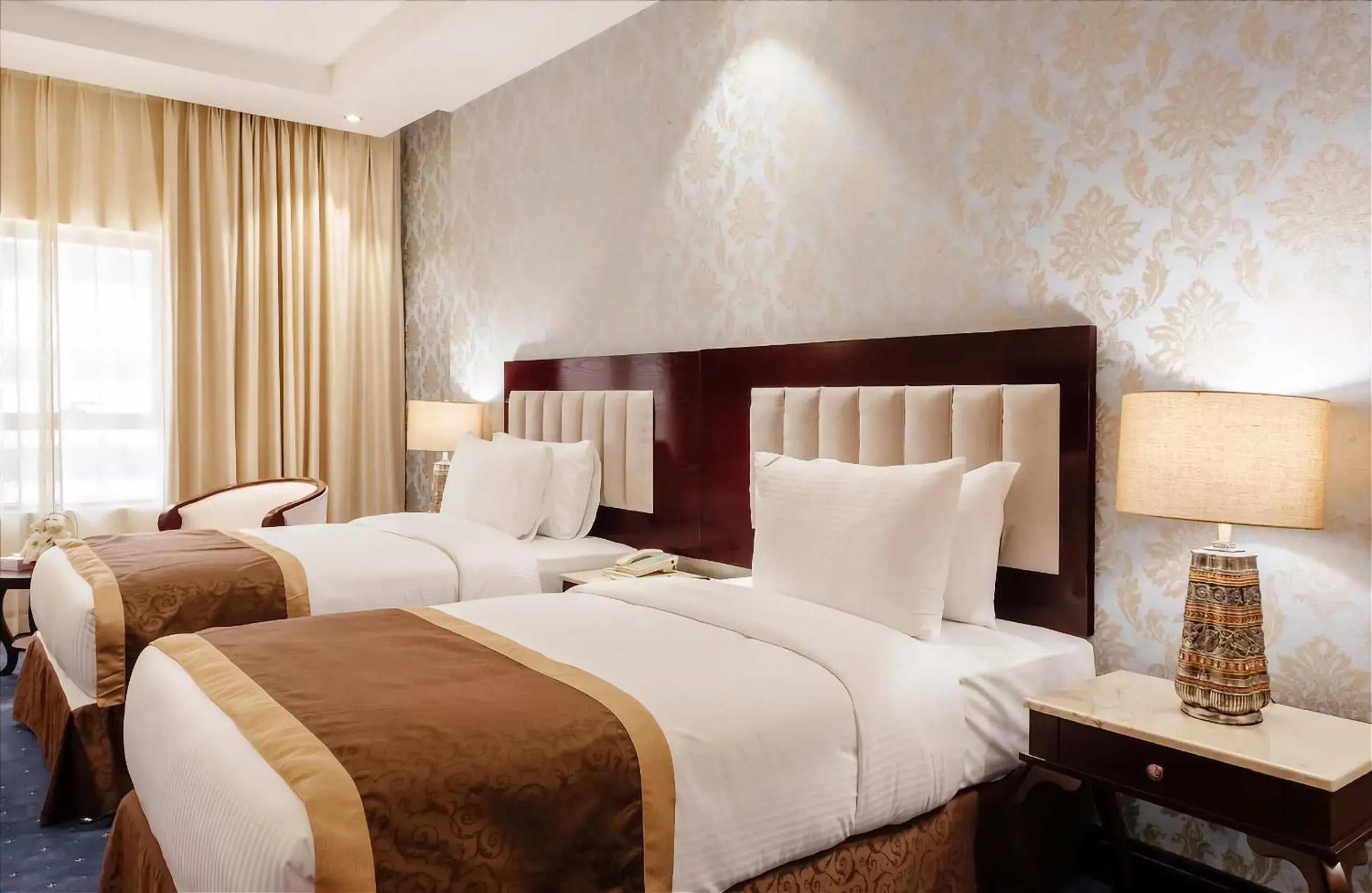 Twin Room in Crystal Plaza Al Majaz Hotel Twin Room in Crystal Plaza Al Majaz Hotel
