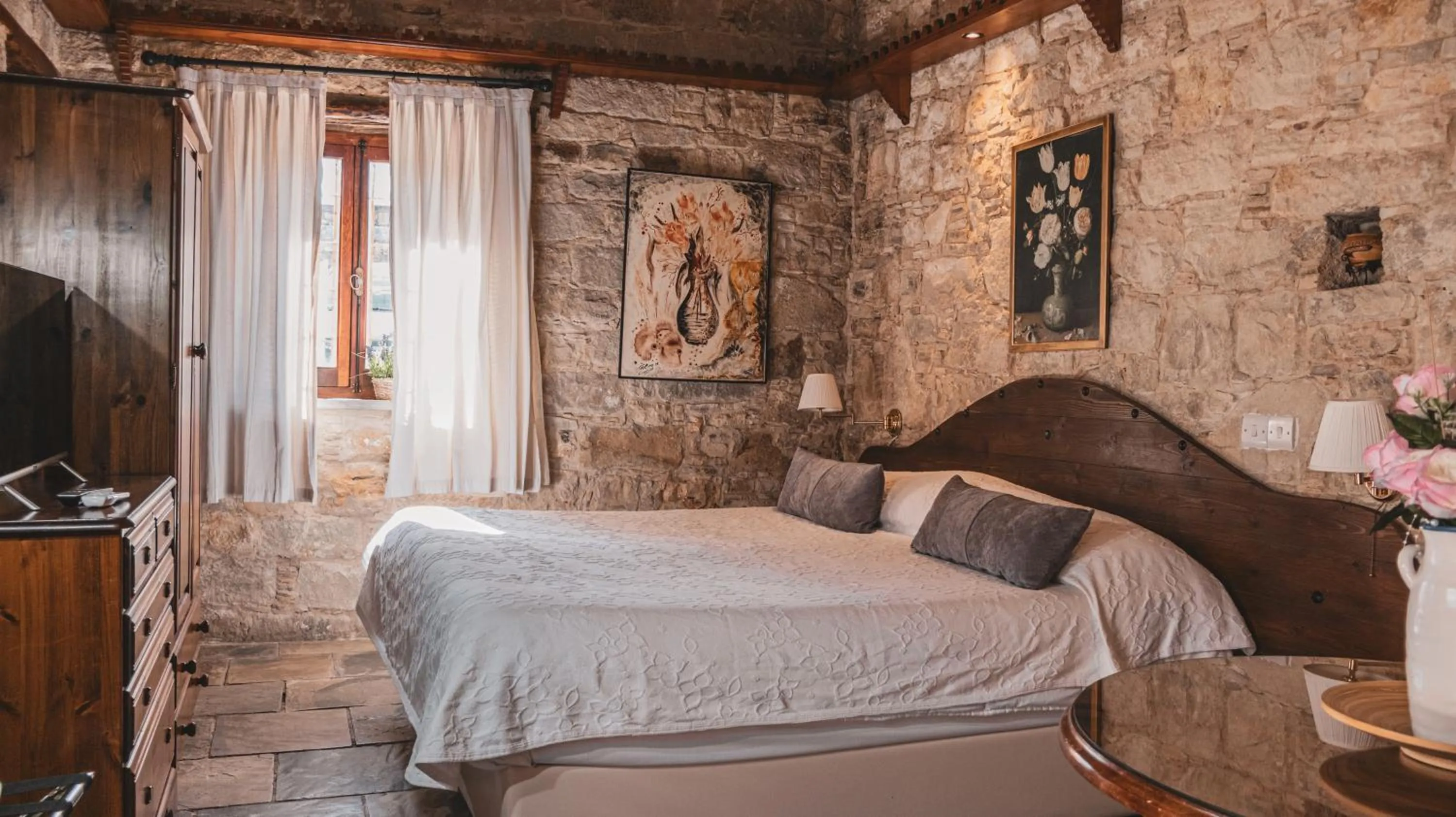 Bed in Agrovino Lofou