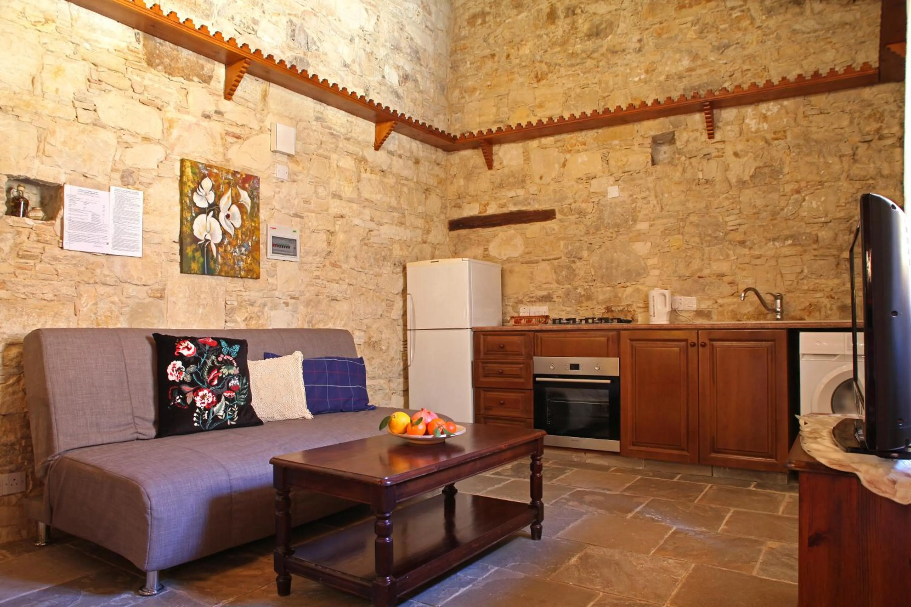 Living room in Agrovino Lofou