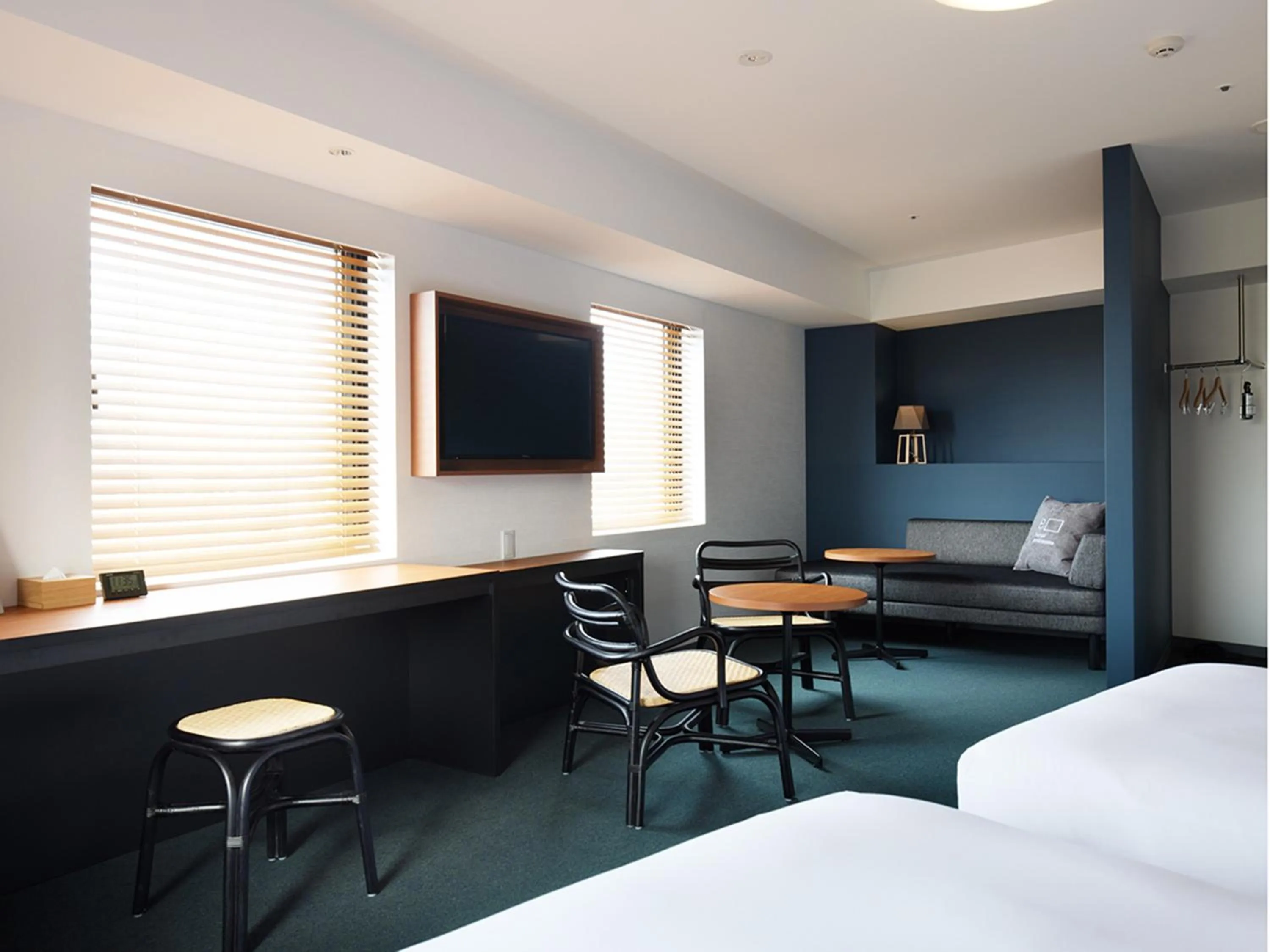 Photo of the whole room, Bed in hotel androoms Naha Port