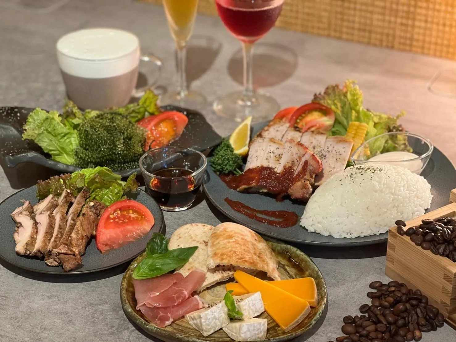 Dinner in hotel androoms Naha Port