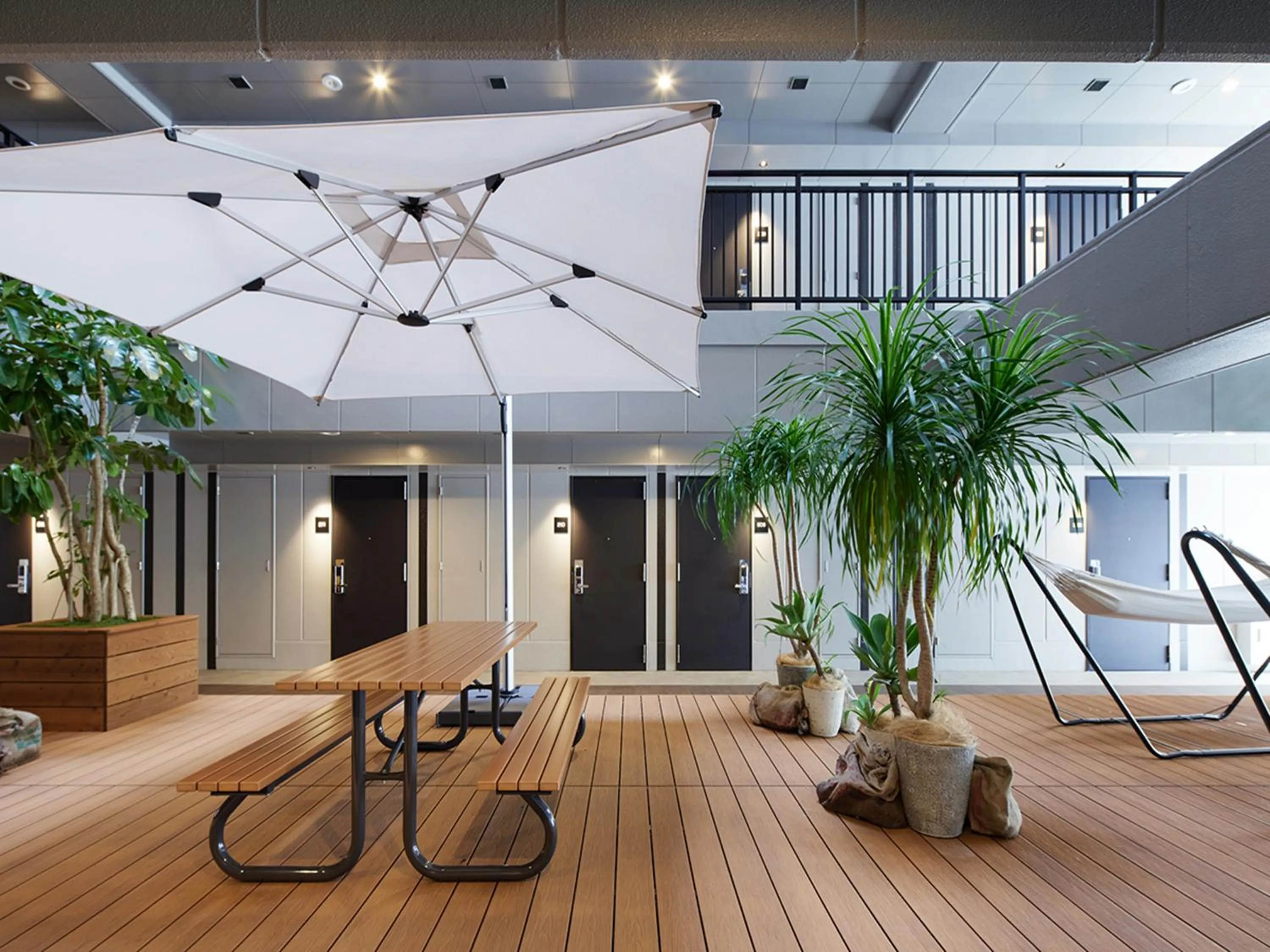 Area and facilities in hotel androoms Naha Port