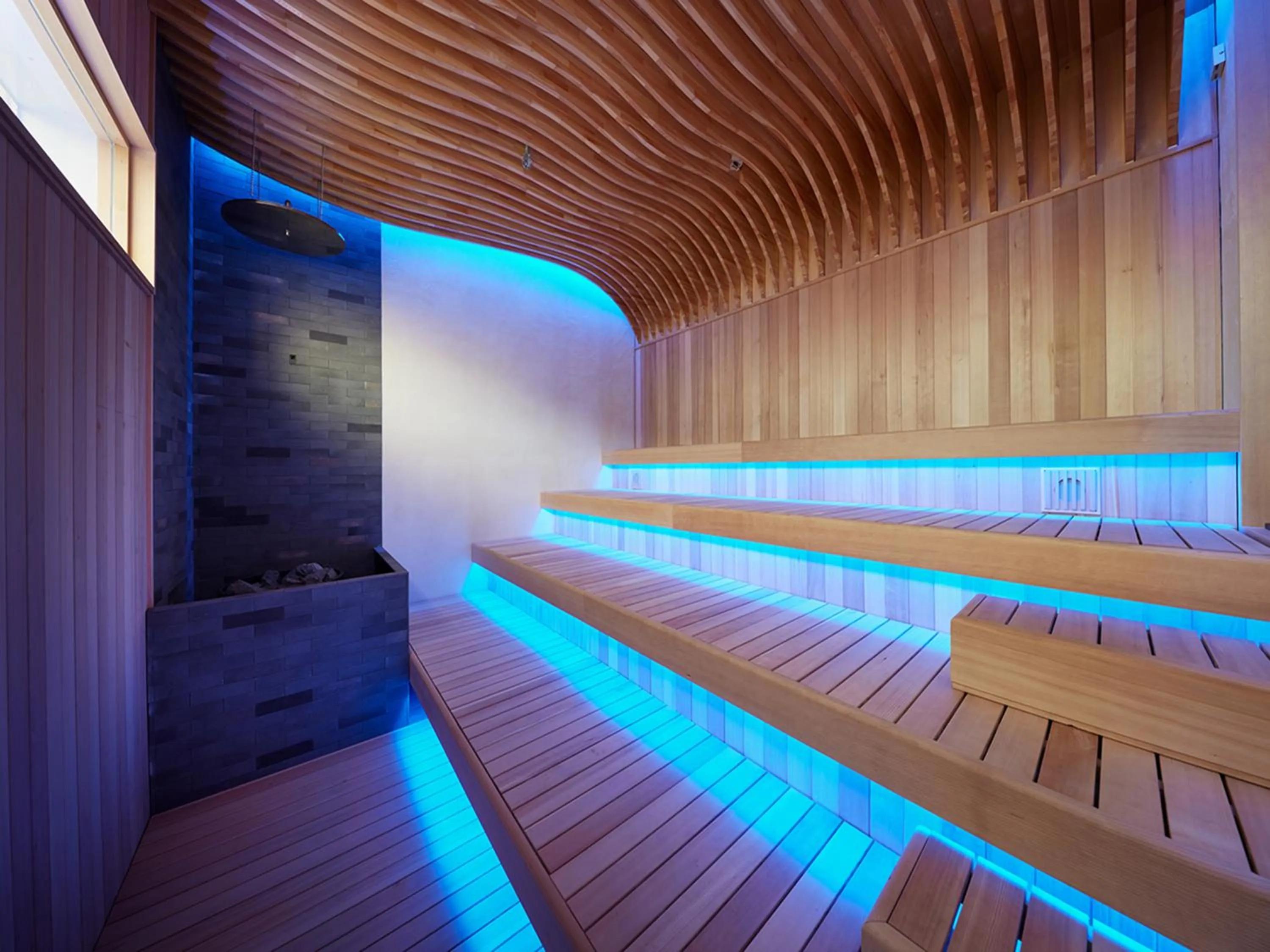 Sauna in hotel androoms Naha Port