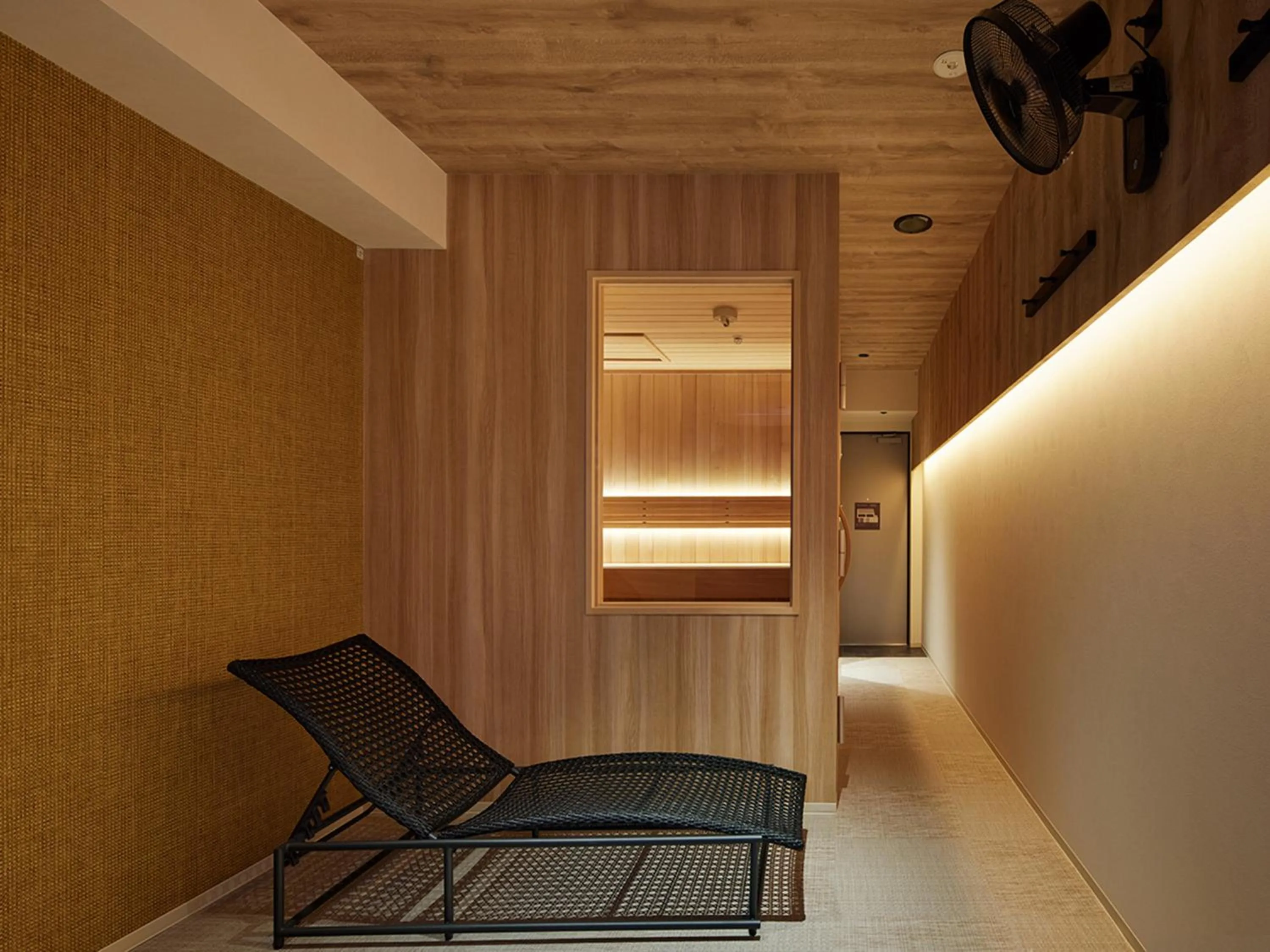 Sauna in hotel androoms Naha Port