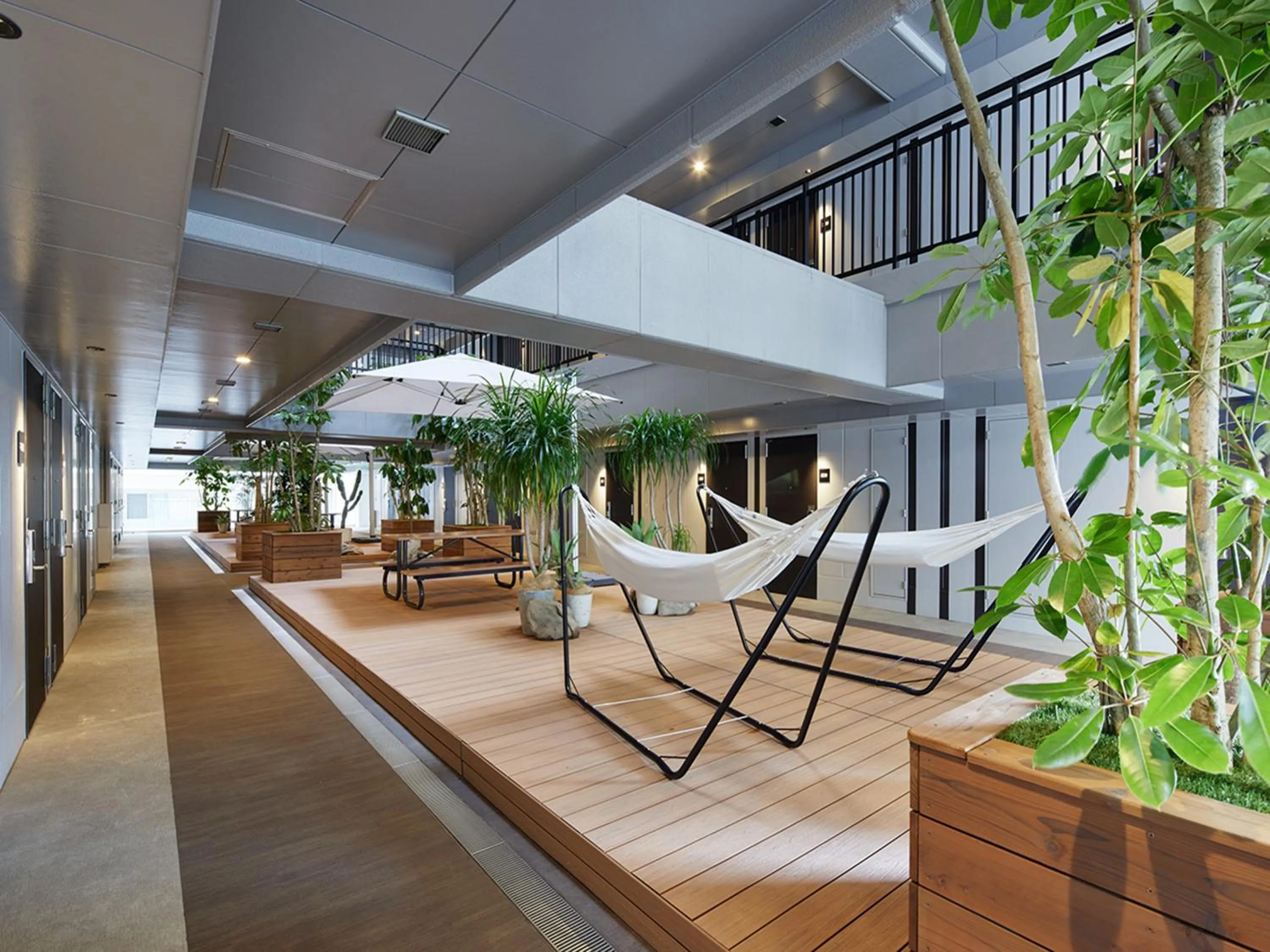 Area and facilities in hotel androoms Naha Port