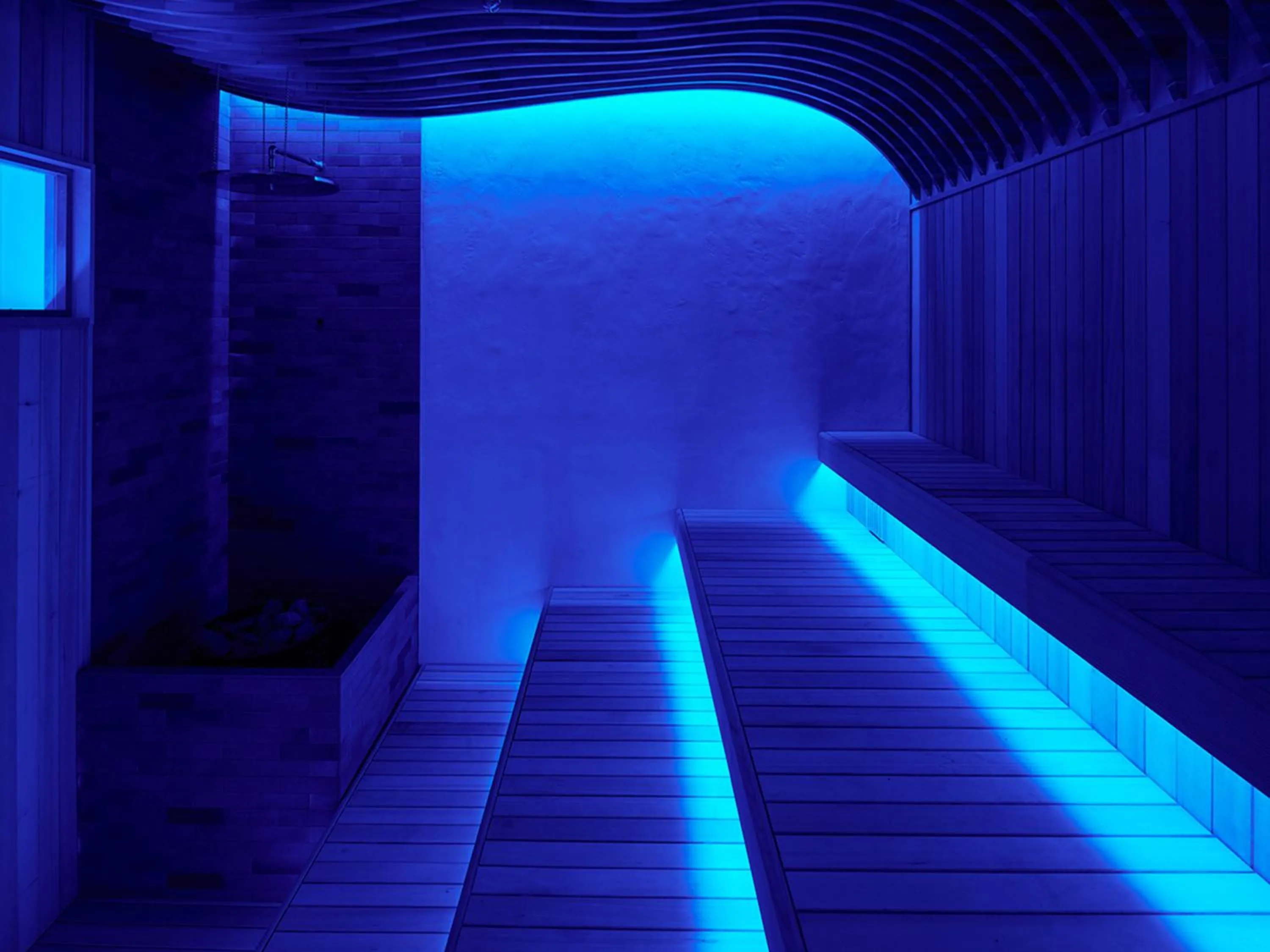 Sauna in hotel androoms Naha Port