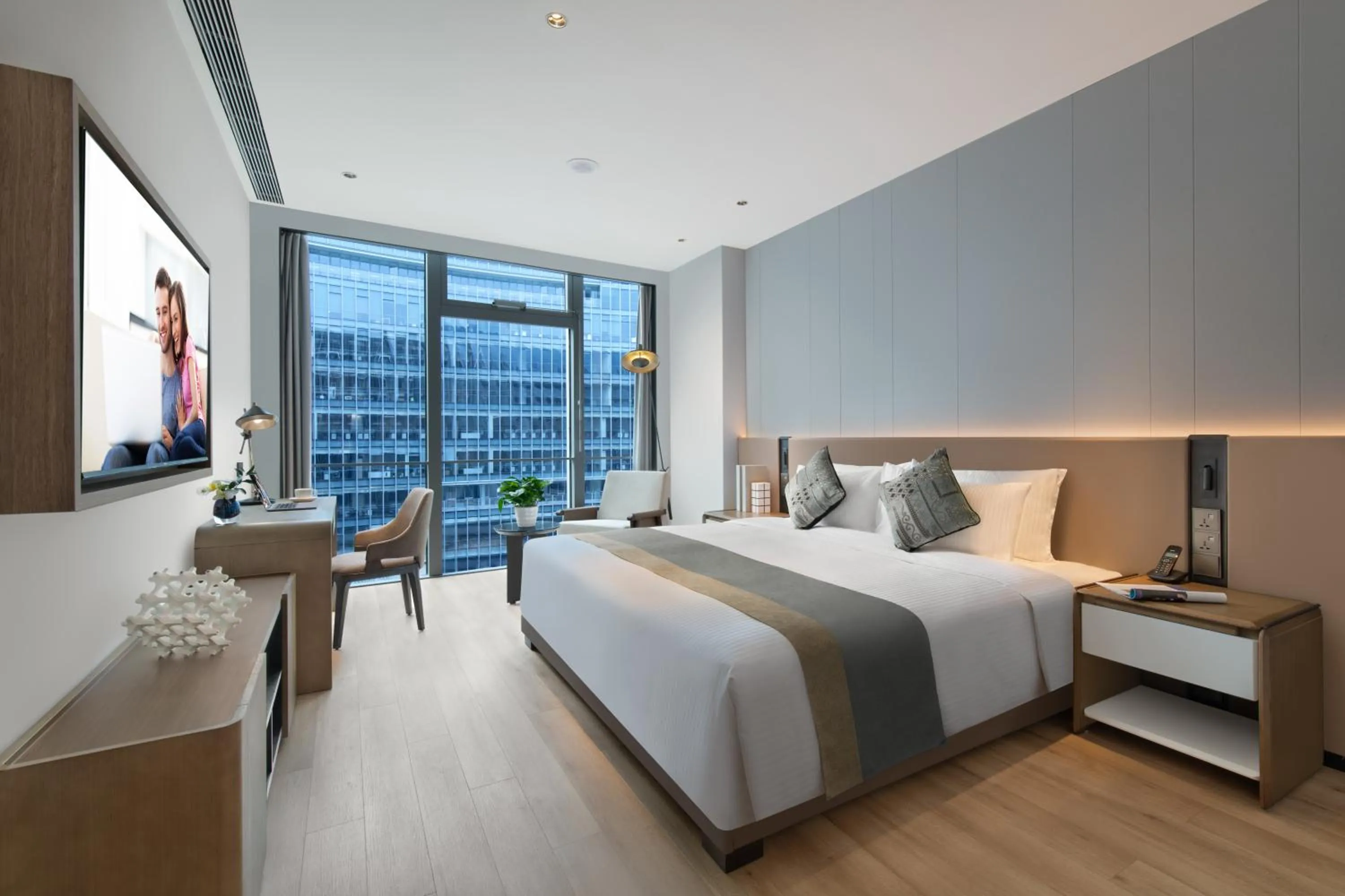 City view, Bed in Somerset Gaoxin Chengdu