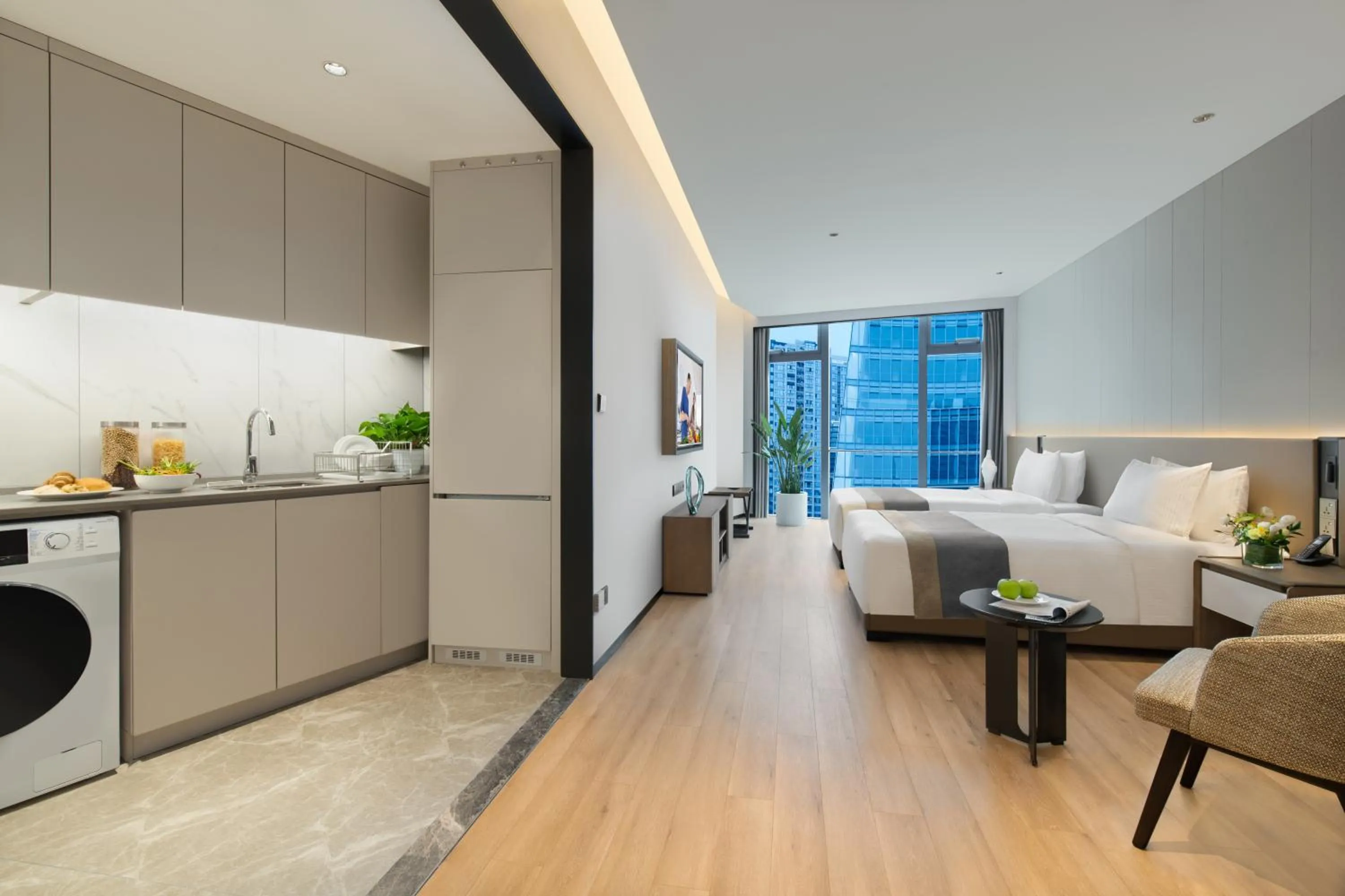 Photo of the whole room in Somerset Gaoxin Chengdu