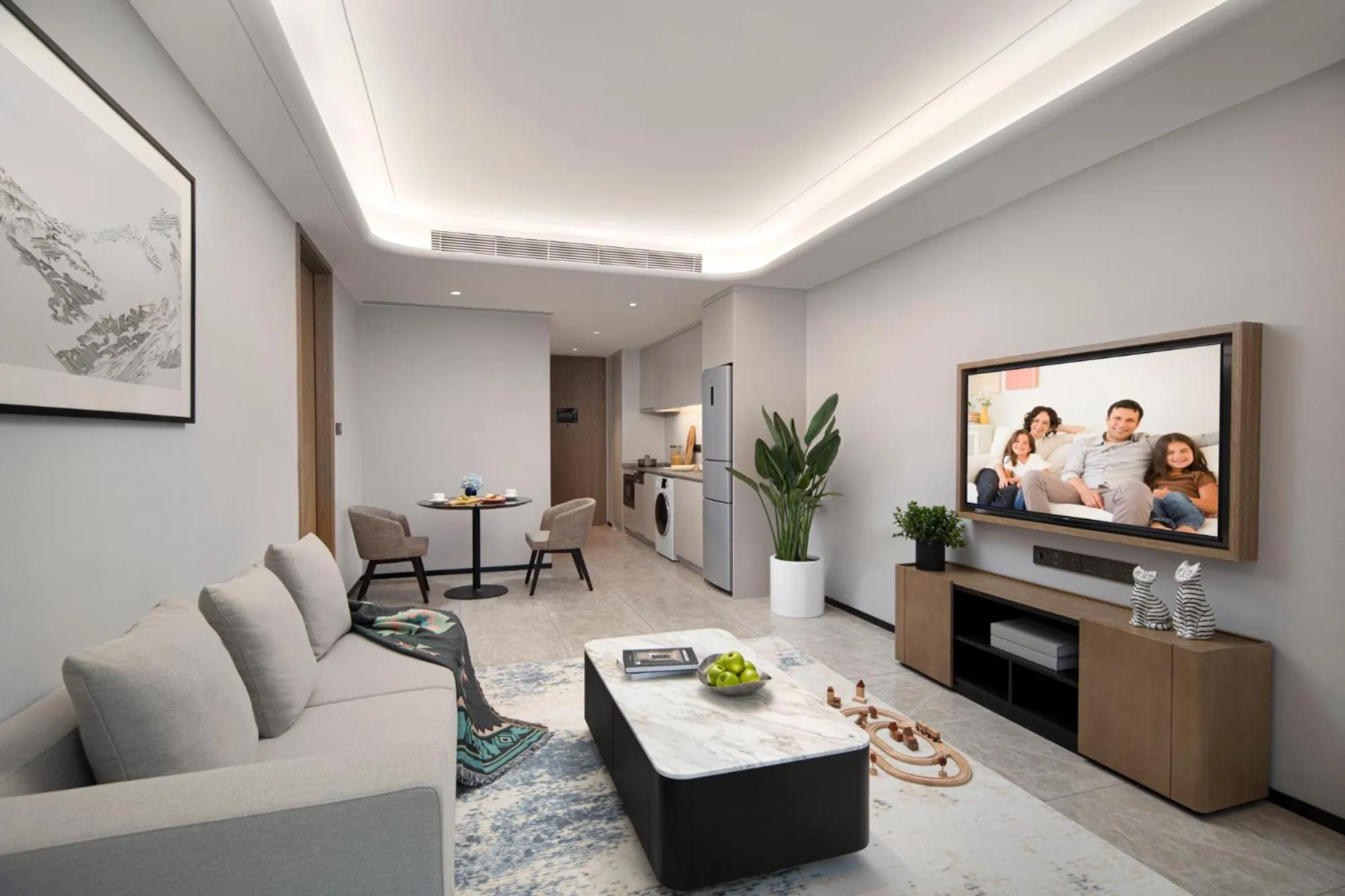 Living room in Somerset Gaoxin Chengdu