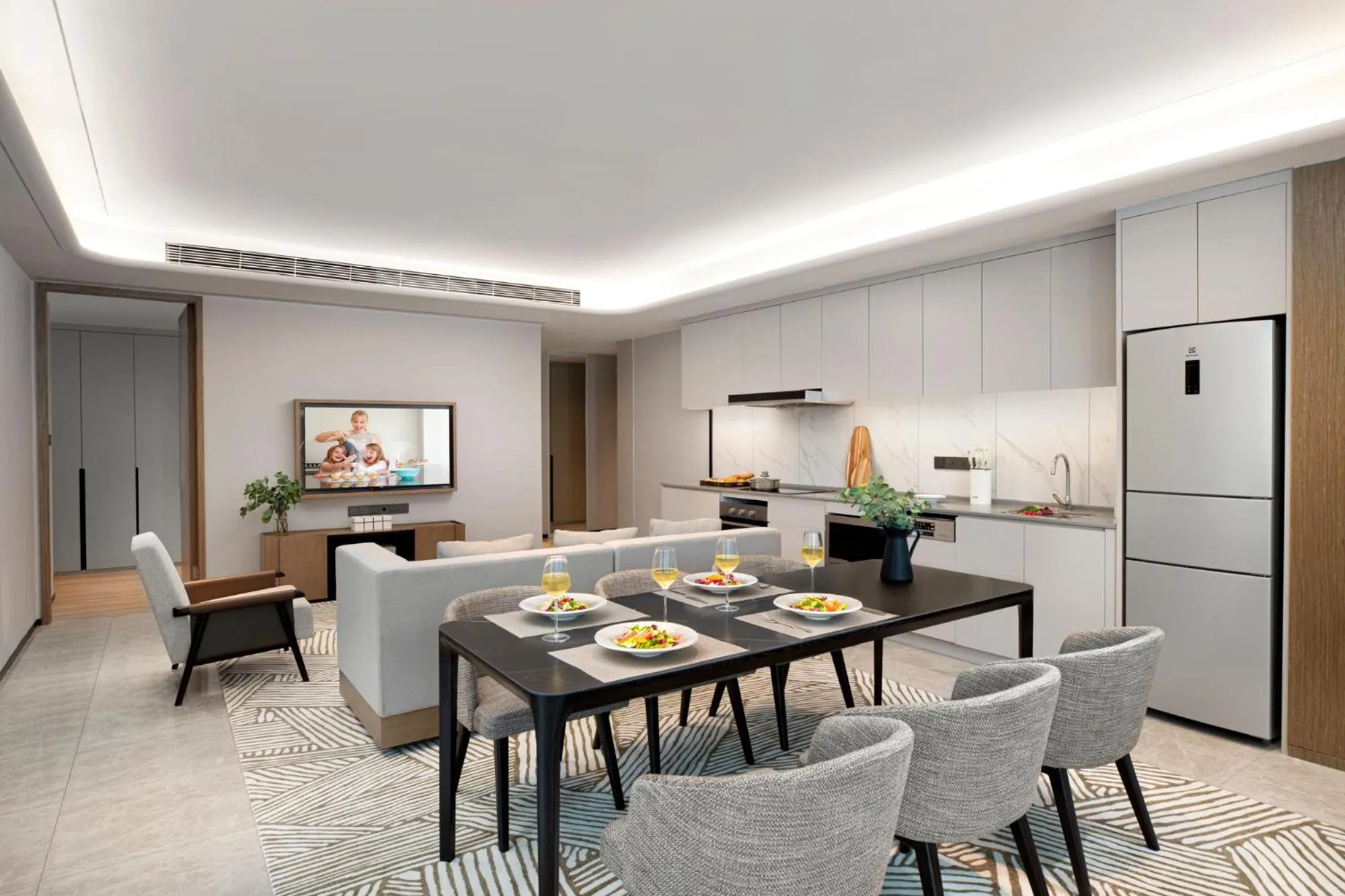 Dining area in Somerset Gaoxin Chengdu