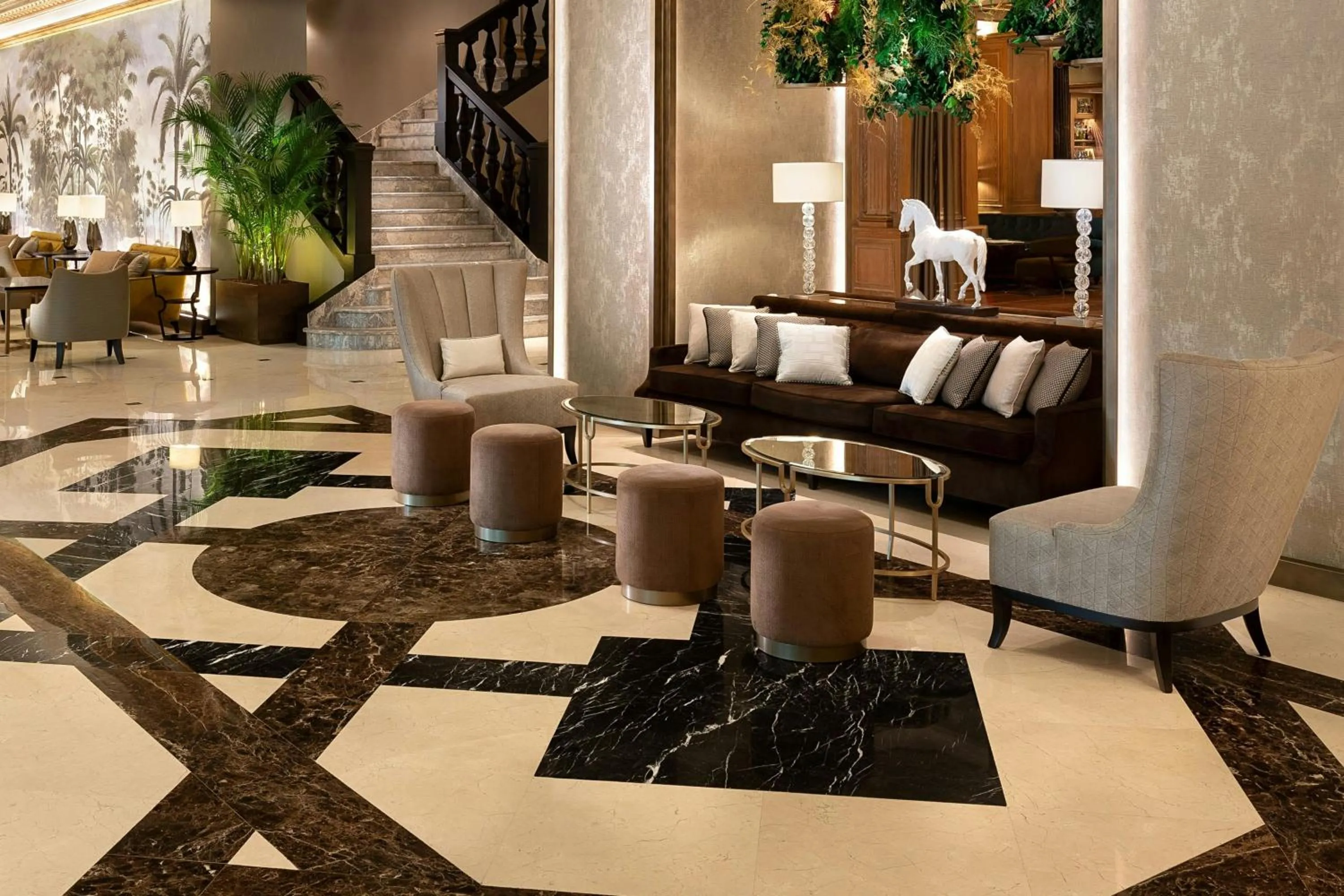 Lobby or reception in The Westin Palace, Milan