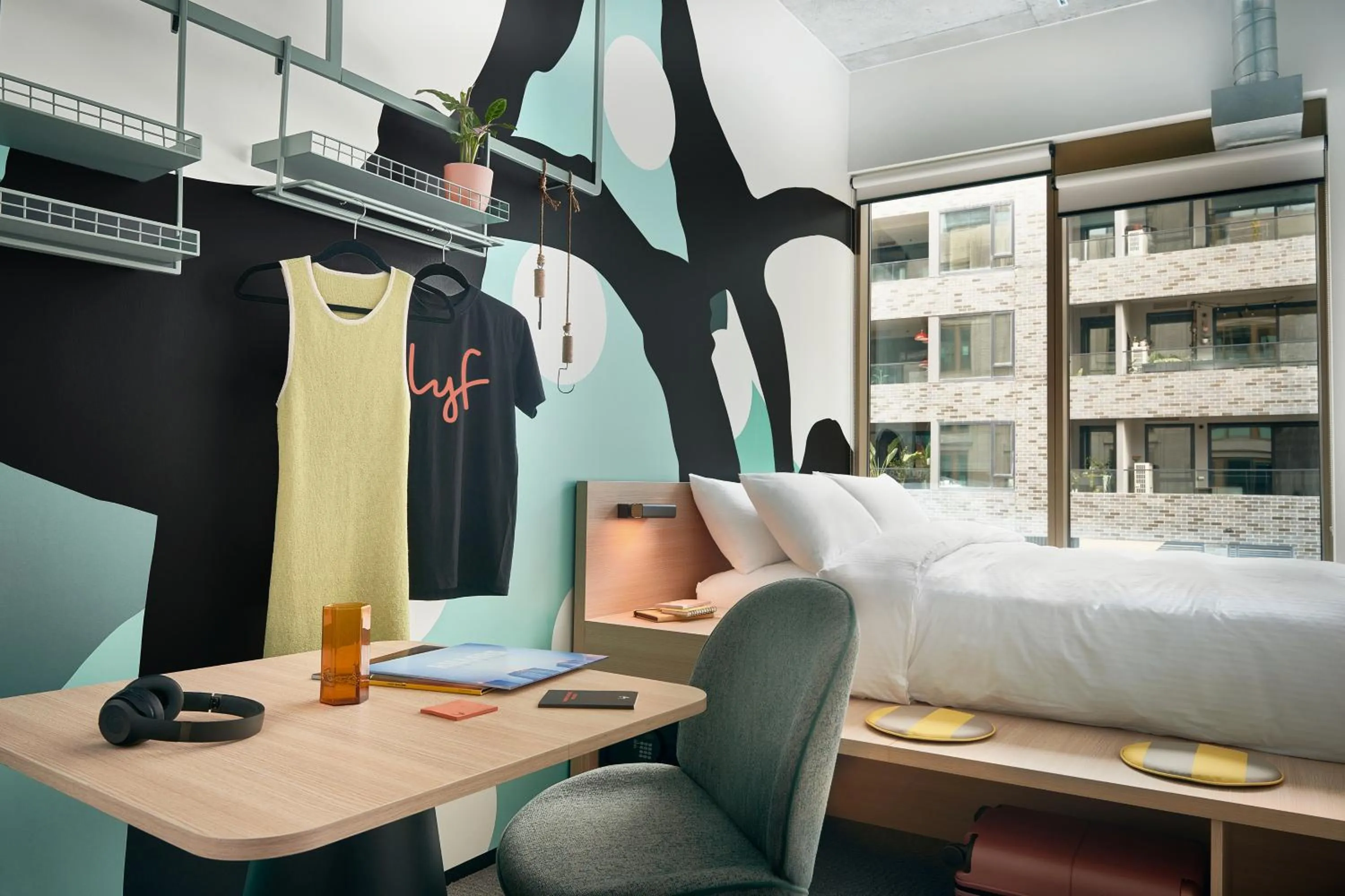 Bedroom, Bed in lyf Collingwood Melbourne