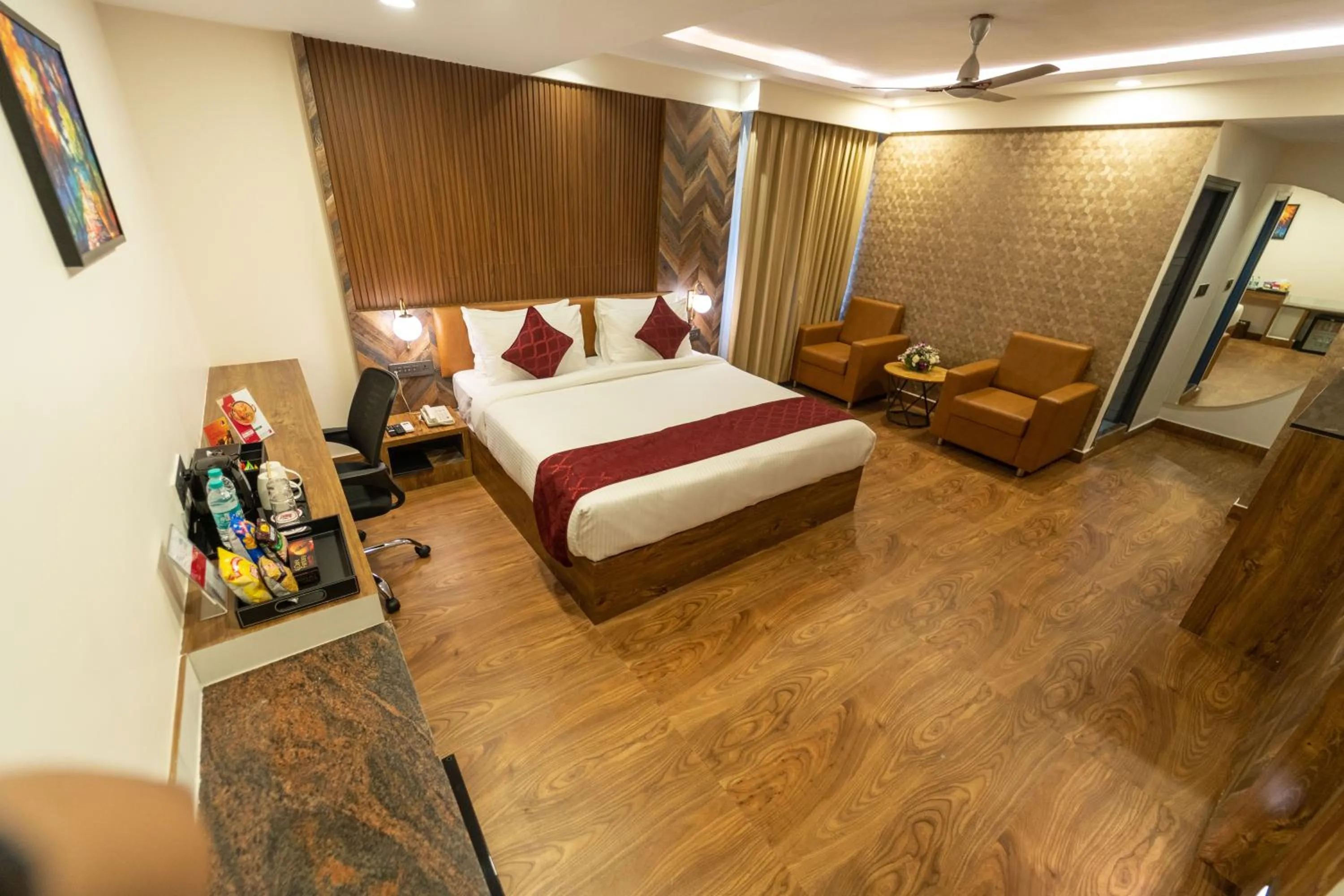 Photo of the whole room, Bed in Clarks Inn , Airport Bangalore