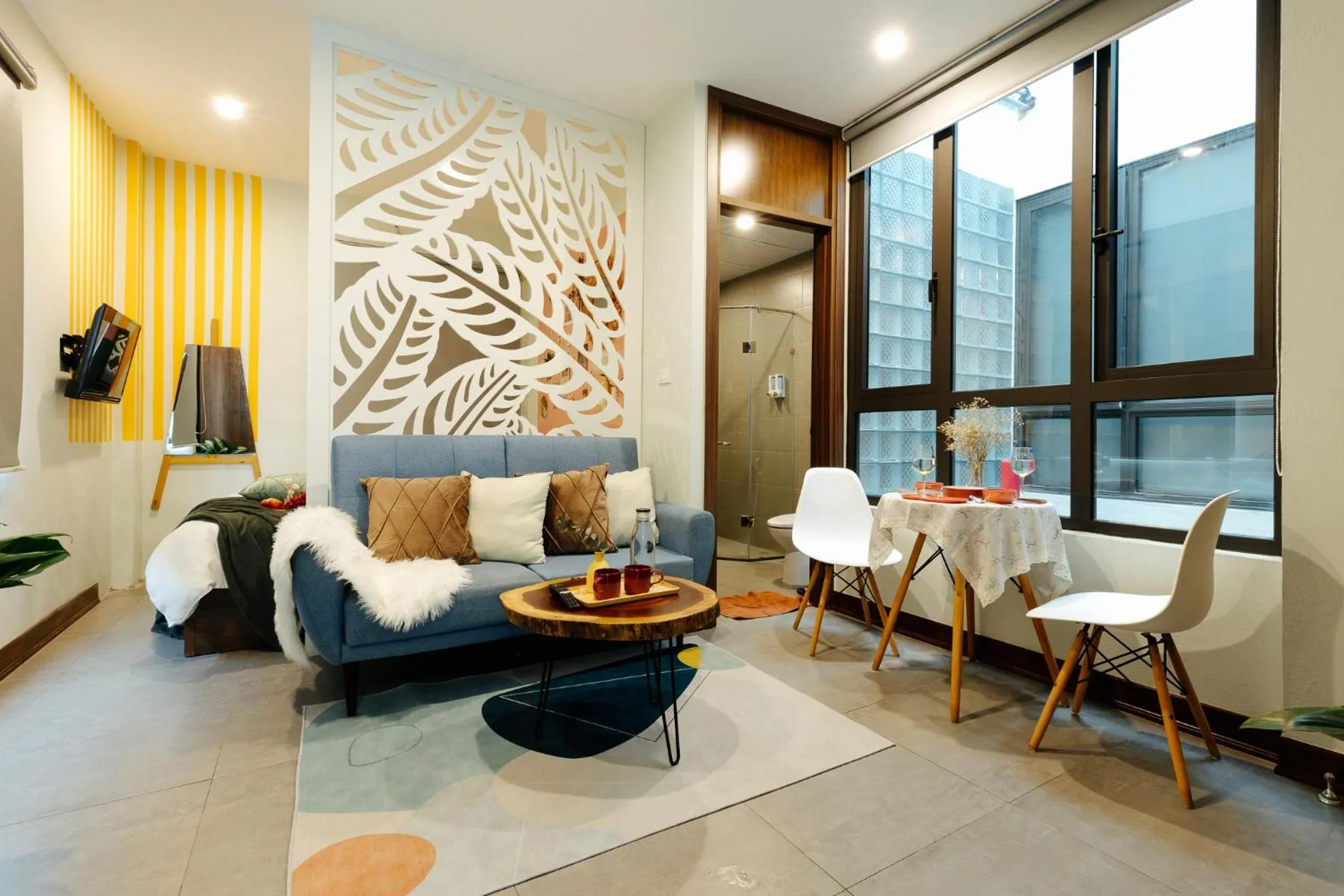 Living room in Sabi Home Tay Ho Hanoi